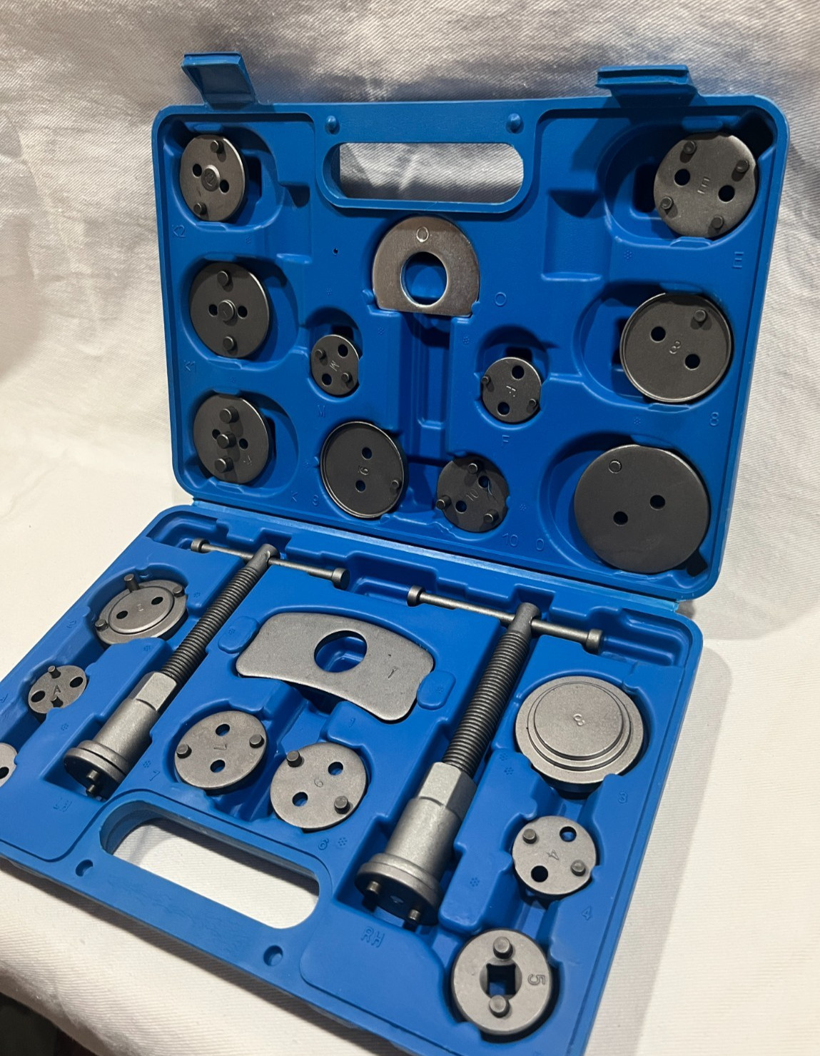 22 Pices Universal Car Disc Brake Caliper Piston Rewind Pneumatic & Manual OMT