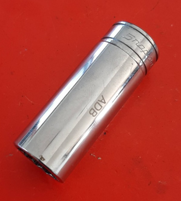 Snap-on Tools USA SFS241 3/8″ Drive 3/4″ 6pt Point Deep Chrome Socket Engraved