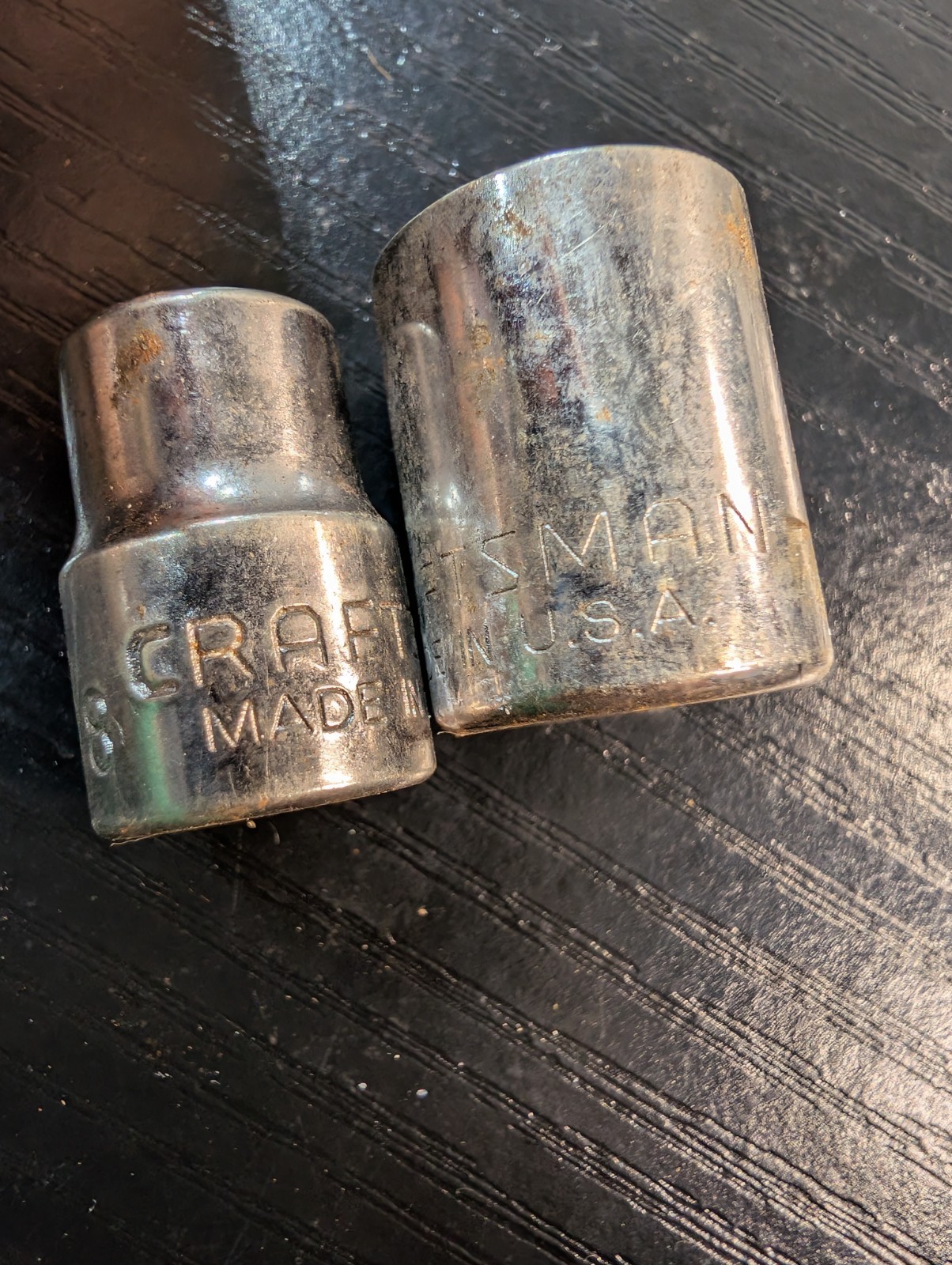 Craftsman Deep Socket Lot SAE Metric 1/4 3/8 1/2 Drive Mixed Sizes