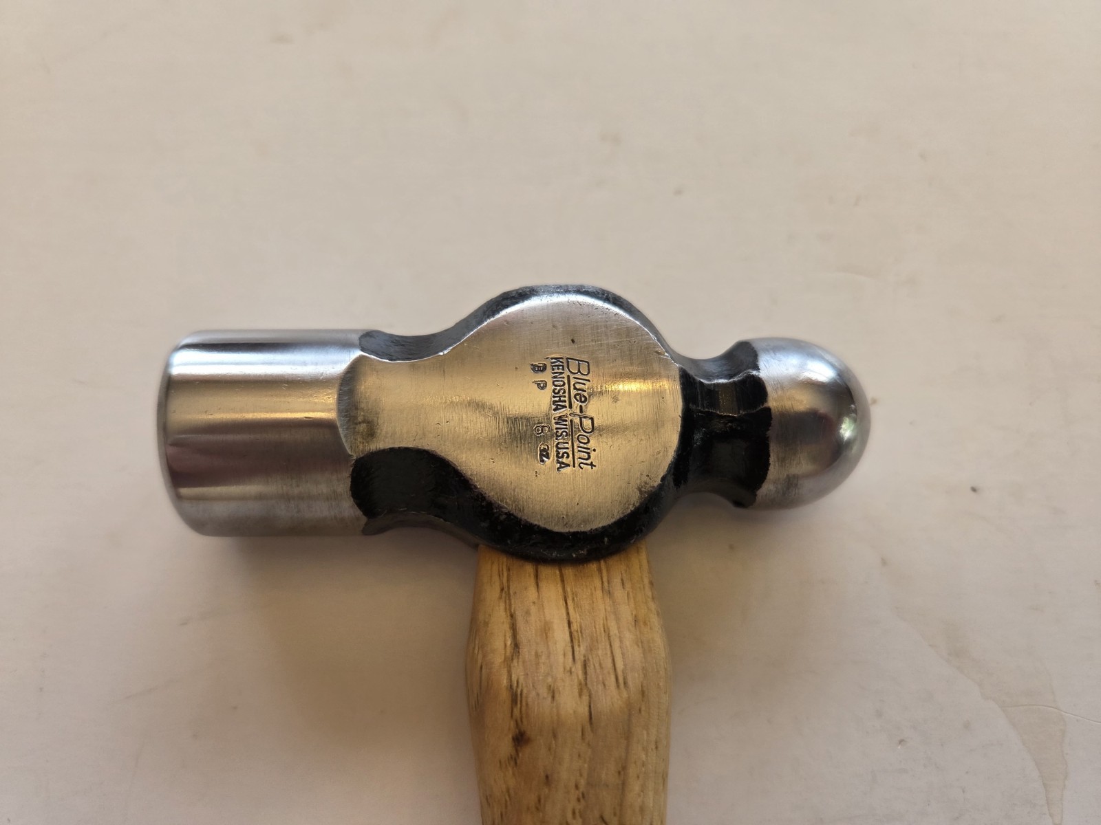 Vintage Blue Point Snap On BP8 8oz. Ball Peen Hammer MUST SEE Restored