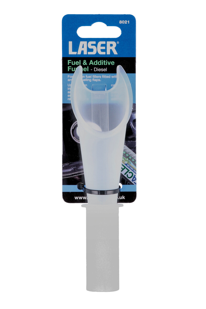 Laser Tools 8021 Fuel & Additive Funnel Spout For DIESEL Anti-Misfuelling Flaps