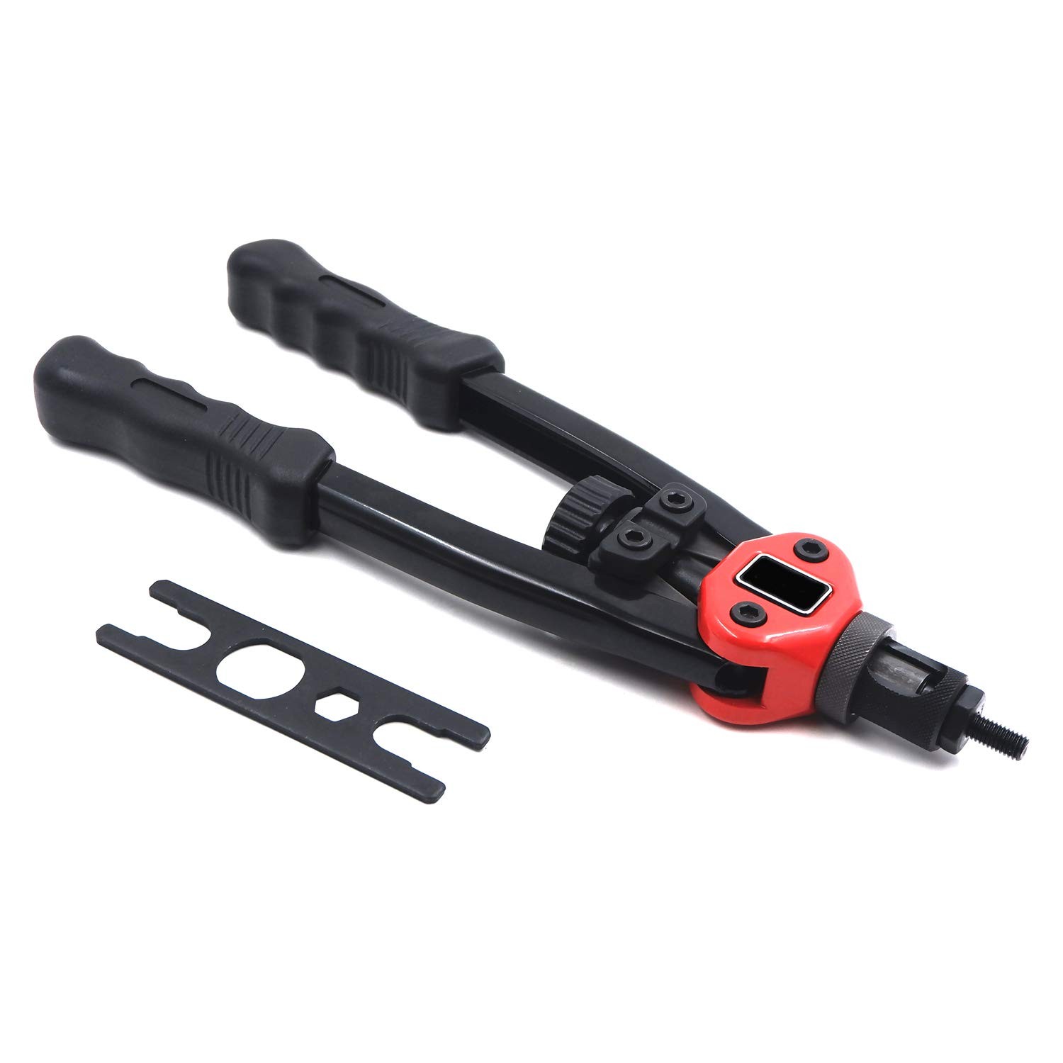 HTTMT- Hand Nut Riveter 330mm 13″ Rivet Gun Kit Rivnut Thread 13 inch, Black