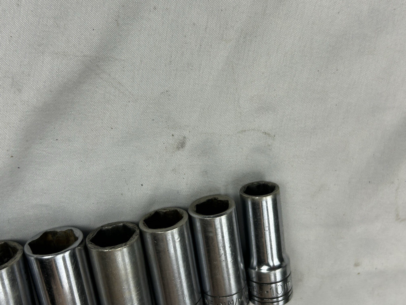 VTG SK Tools 3/8 Dr 8pc Metric DeepWell Socket Set 6pt 10mm-19mm USA