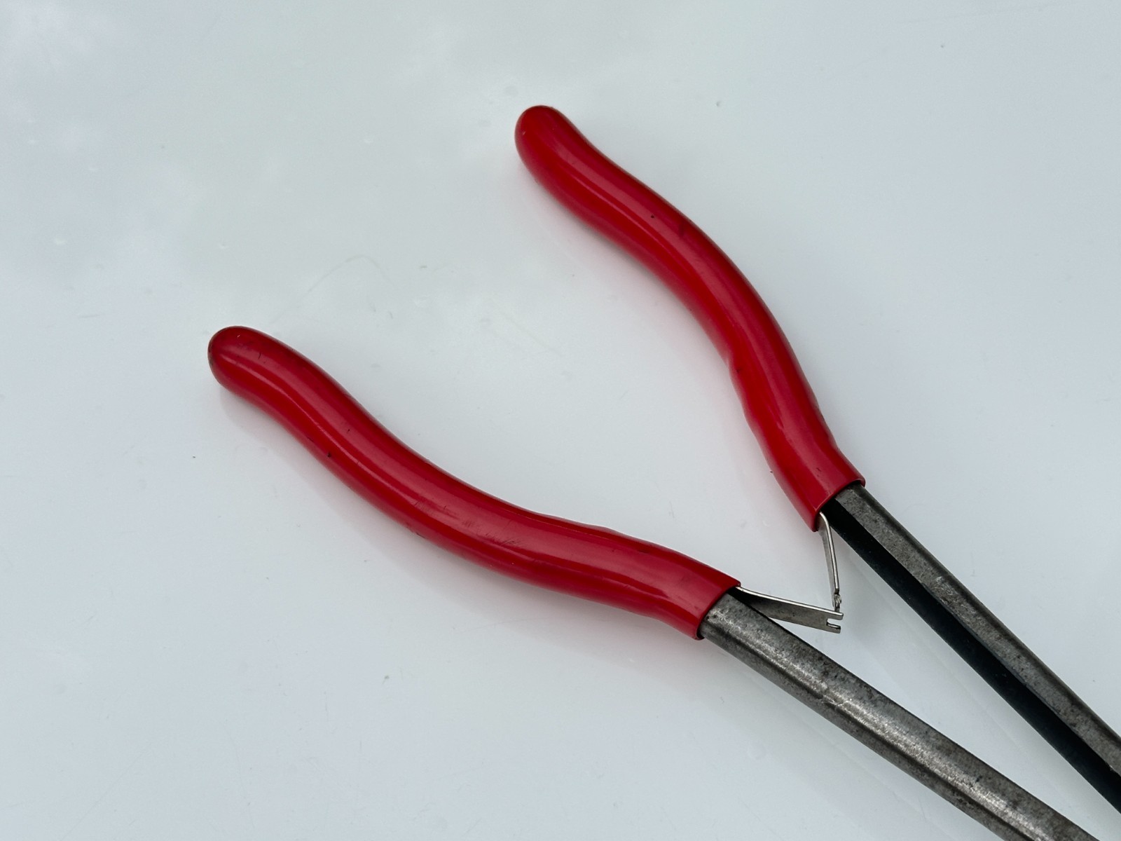 MAC Tools P301787 Long Reach Hose Pliers, Spring Loaded, Red Grip Handle