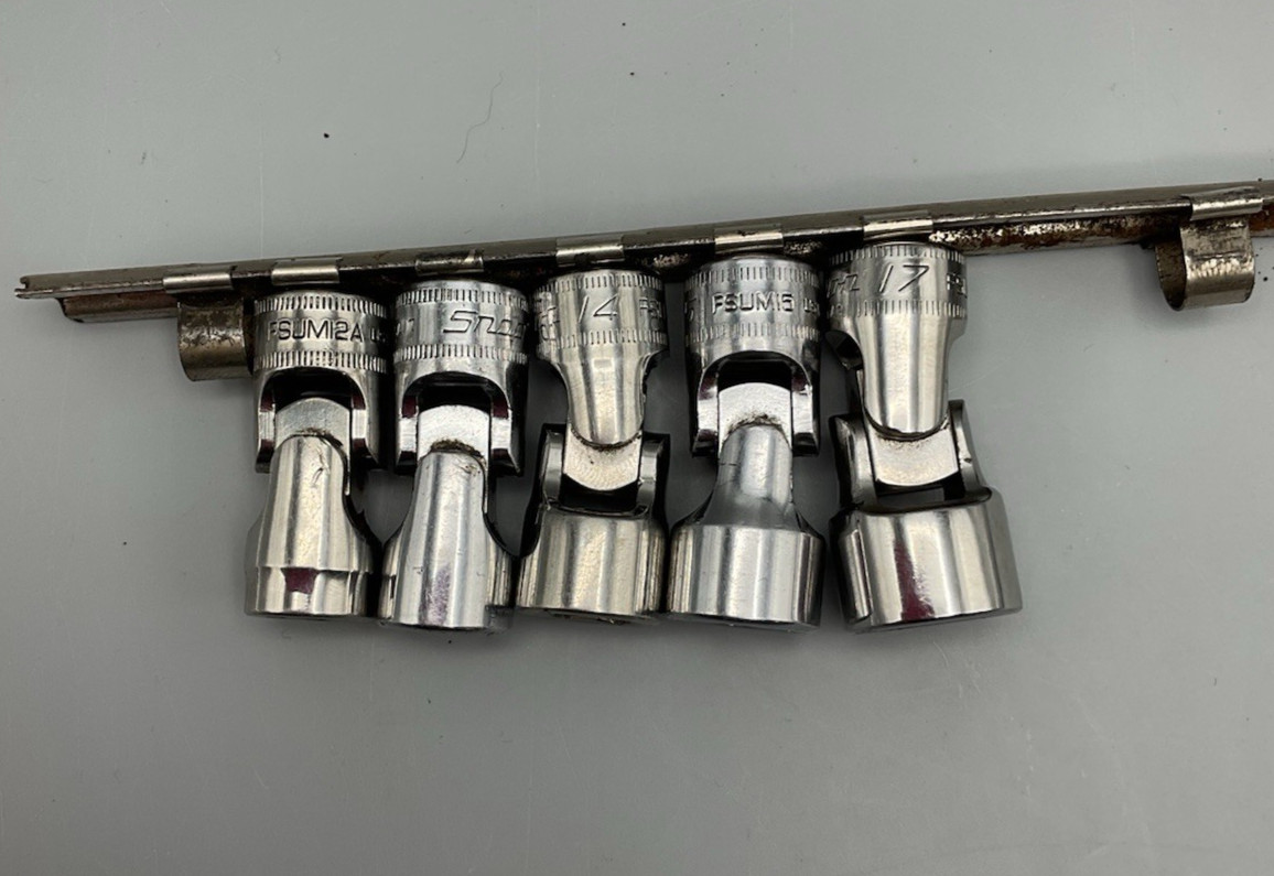 Snap On 3/8″ Drive Swivel Head Socket Set (206FSUMA) *Pre-Owned* Free Shipping
