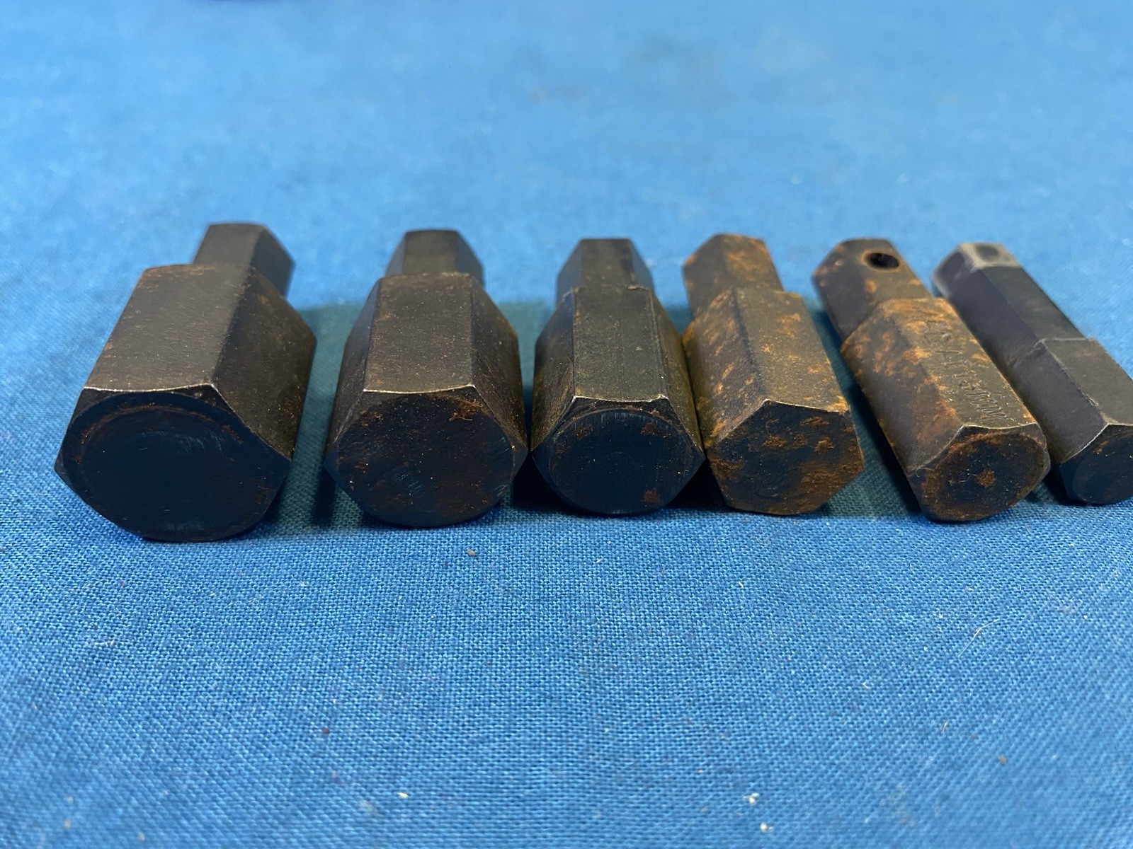 Lot Of 6 – MAC Tools Hex Drive Impact Bits Sockets & Case 3/4” 17mm 15 14 13 10