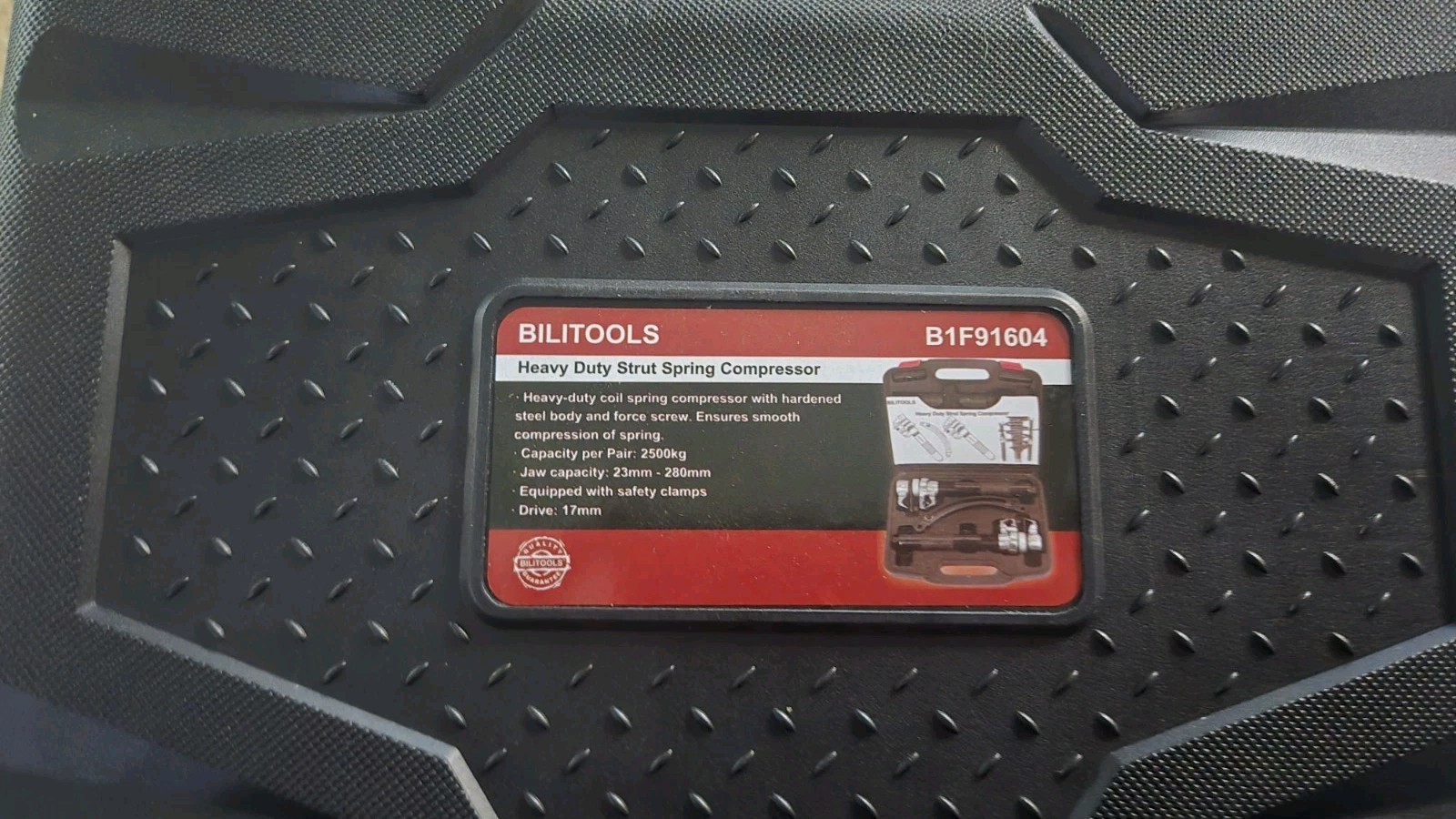 BILITOOLS 2-Piece Coil Spring Compressor Tool Heavy Duty Macpherson Strut Spr…