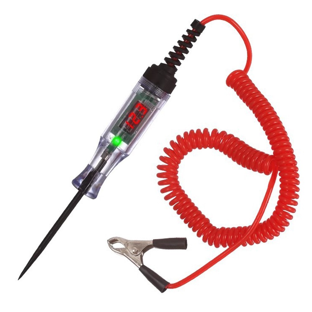 Compact Voltage Tester for Cars User Friendly Tool for Electrical Inspections