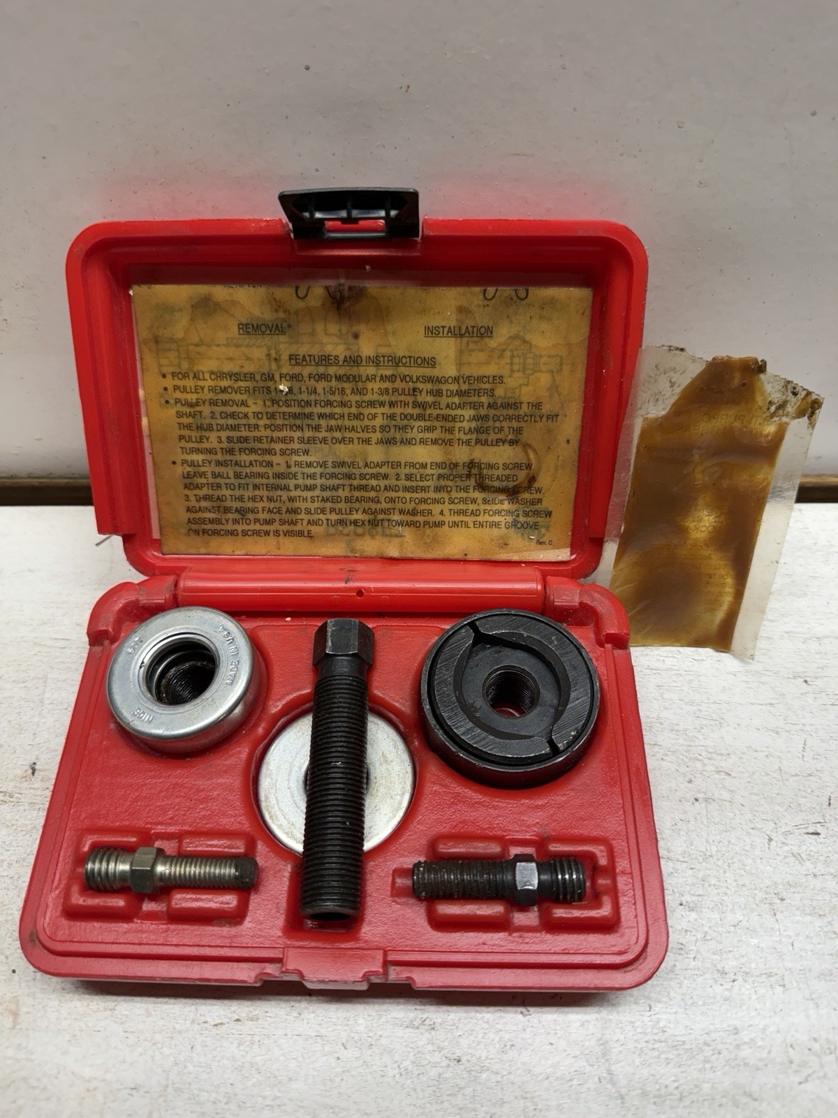 Mac Tools Power Steering/Alternator Pulley Remover/Installer Set PSPSET