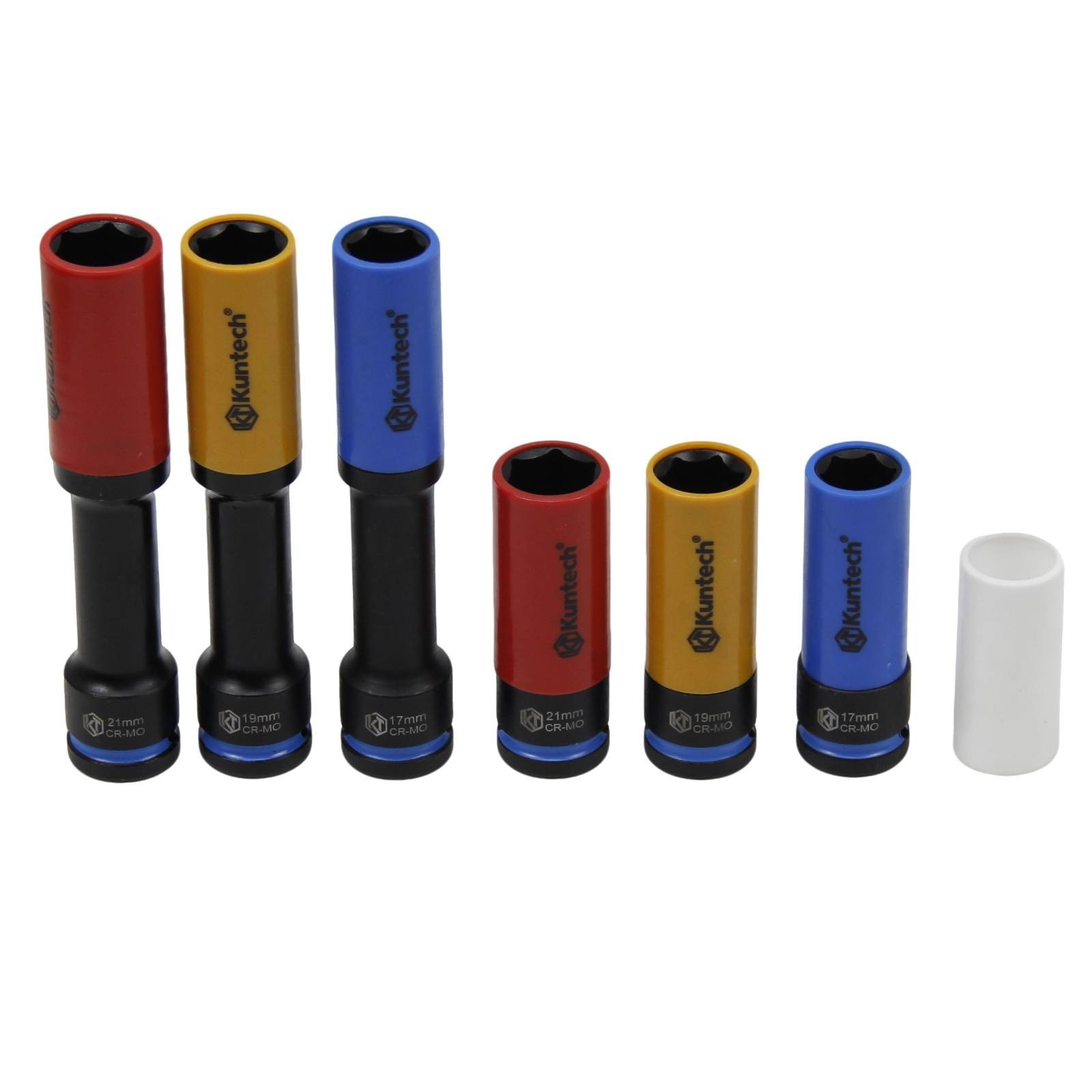1/2″ Drive Non-marring Thin Wall Lug Nut Impact Socket Set,Extra Deep 150mm