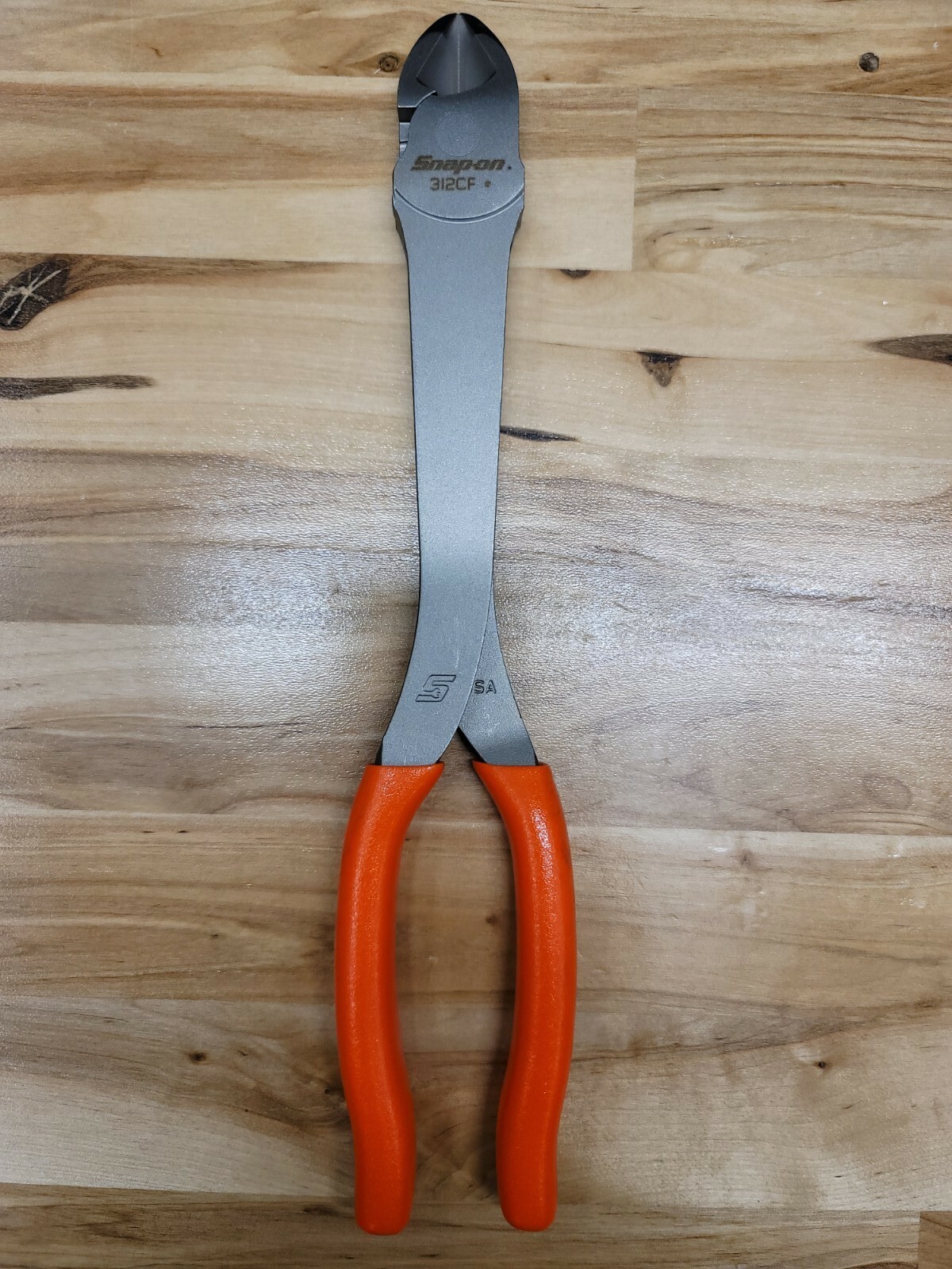 *NEW* Snap On 312CF ORANGE – 11″ Heavy Duty Diagonal Cutters – FREE SHIP