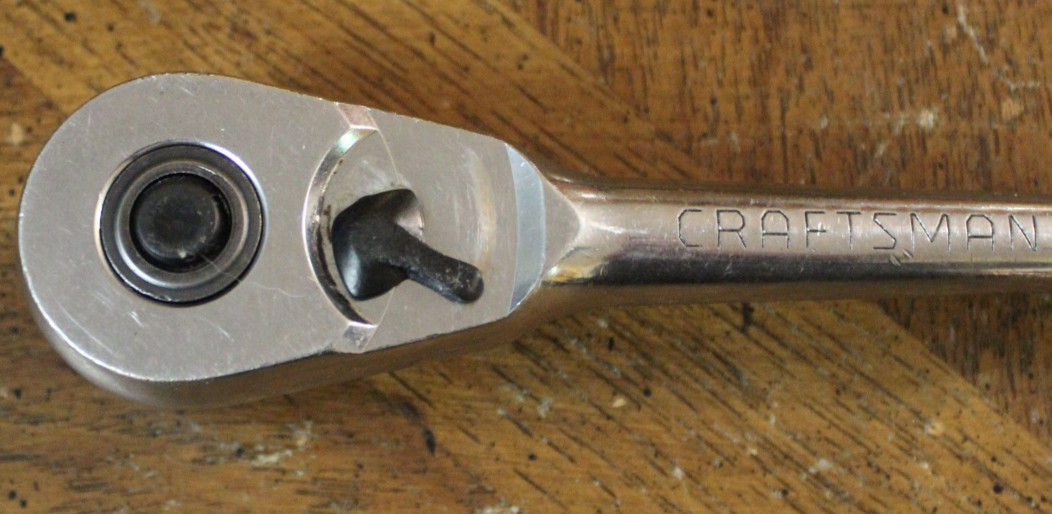 Vintage Craftsman 1/2″ Drive Quick Release Ratchet VN 44814 USA 10.2″ Long
