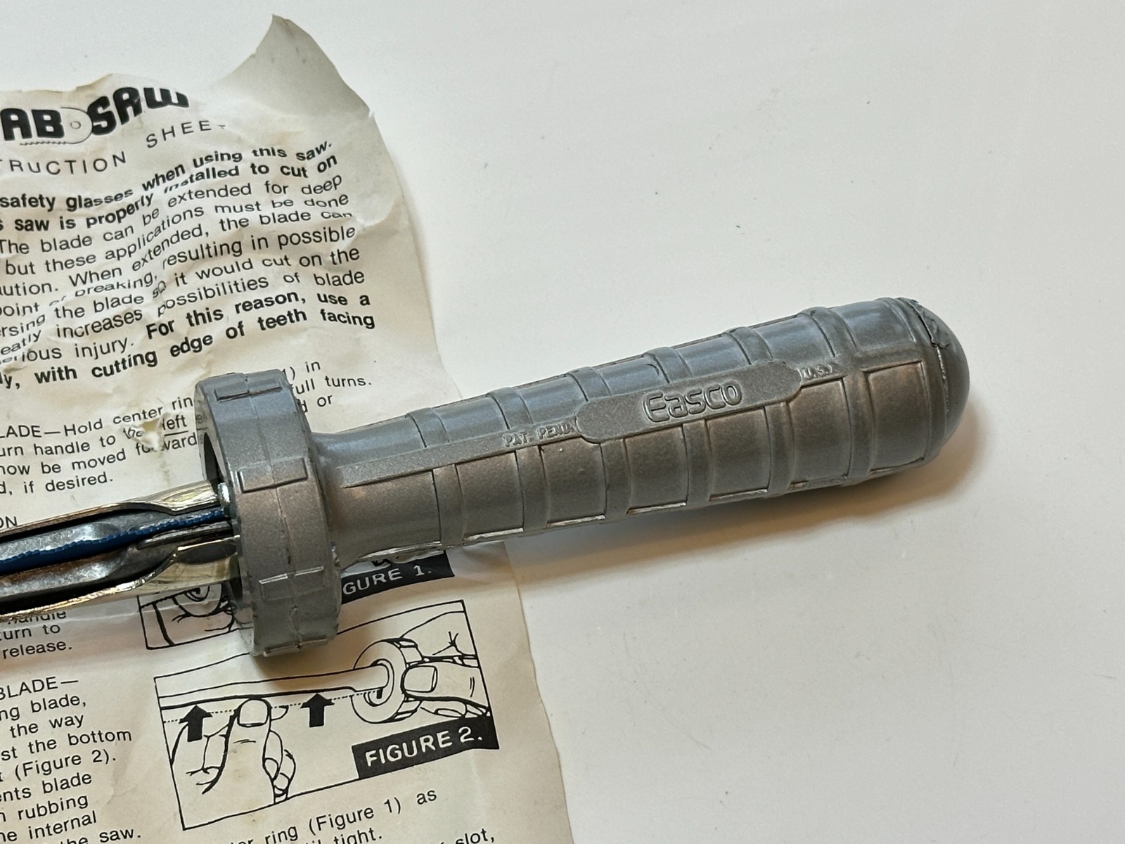 Easco Tools USA 21045 (Rare) Jab Hack Saw w/ Original Instructions NEW Old Stock