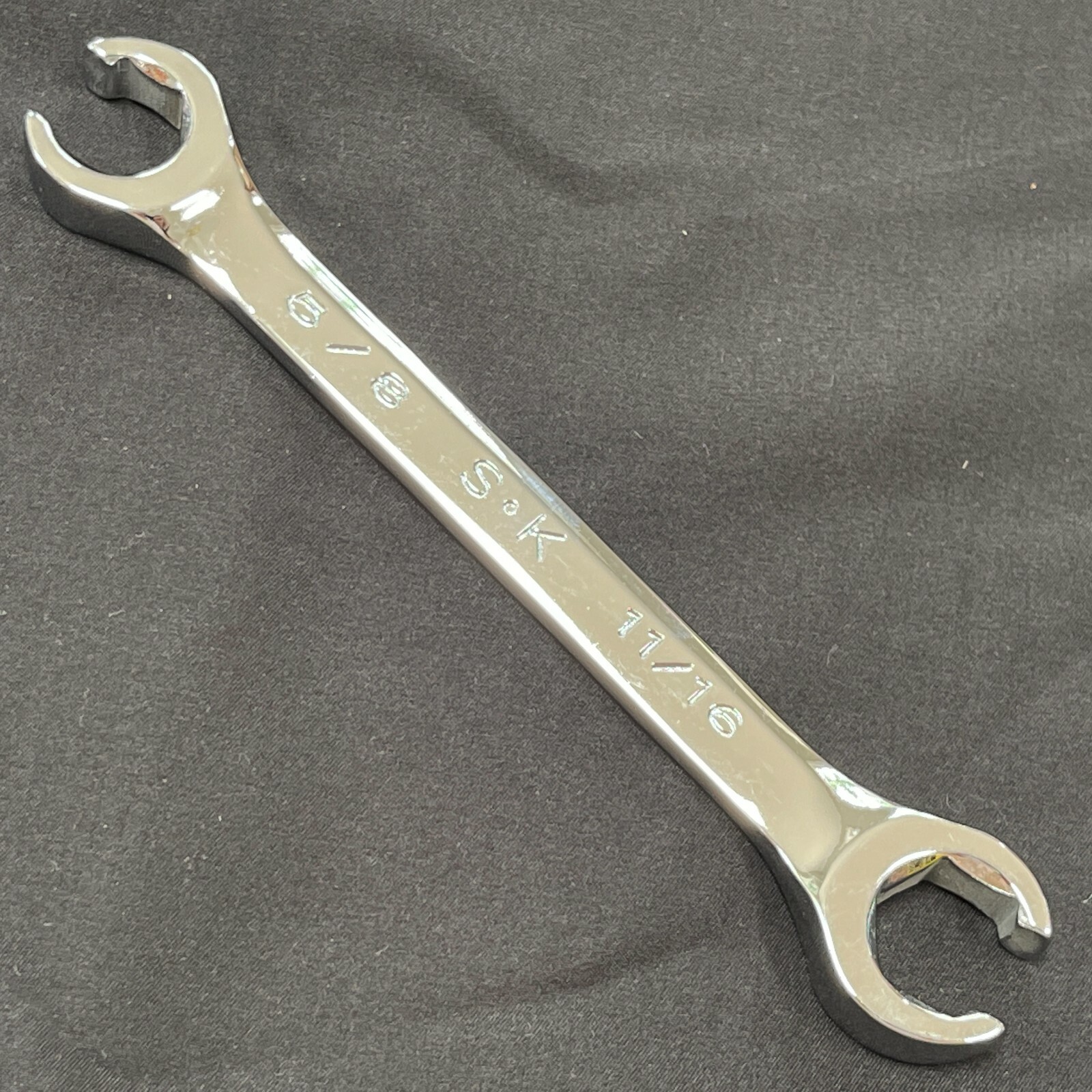 SK F2022 FLARE NUT LINE WRENCH 6 POINT 5/8″ – 11/16″ Made in USA S-K F2022 NOS