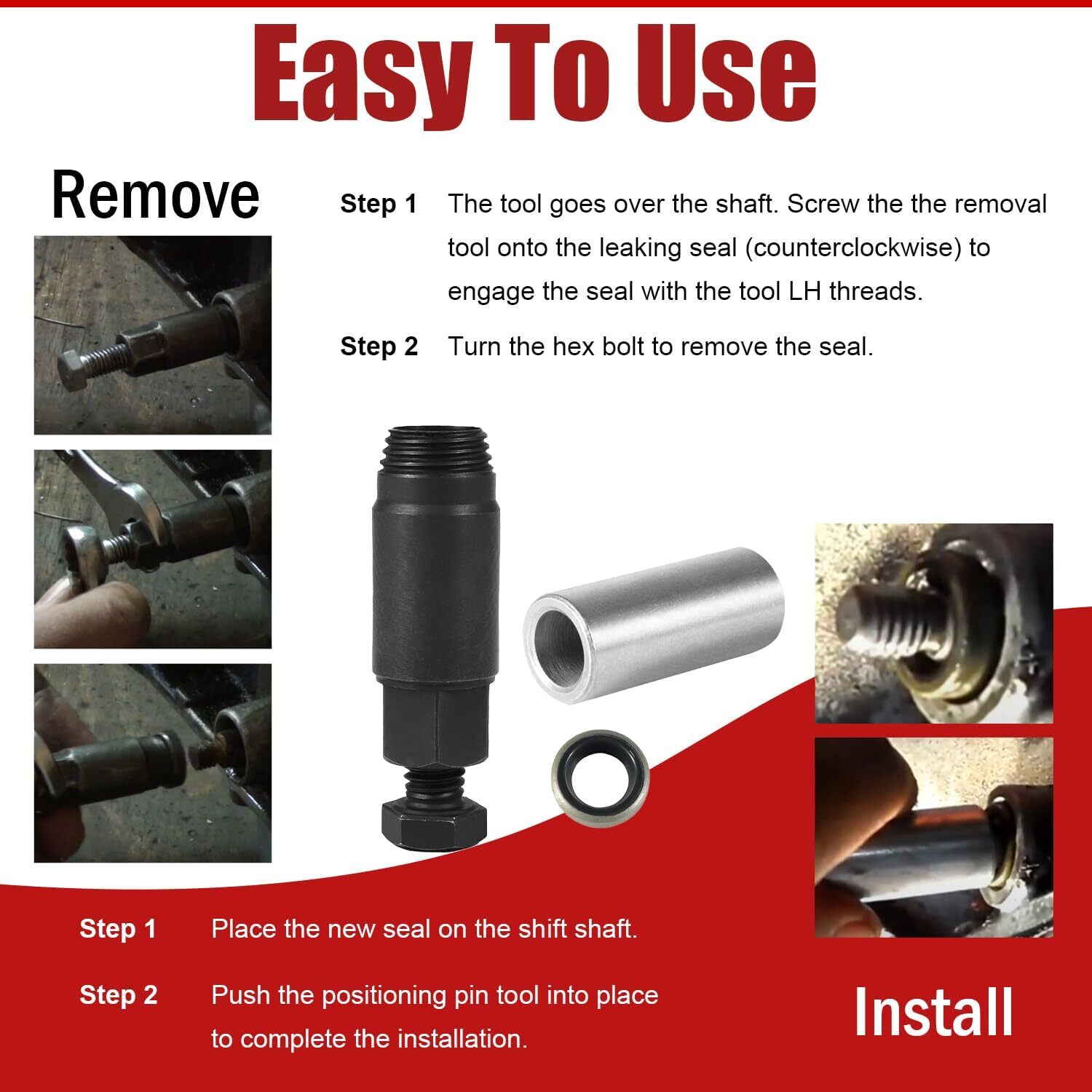 GM Shift Lever Seal Installer Remover Transmission Tool Turbo 400 350 300 700-R4
