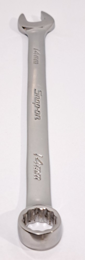 SNAP-ON Flank Drive 14mm 12pt Metric Combination Wrench OEXM140B Made in USA