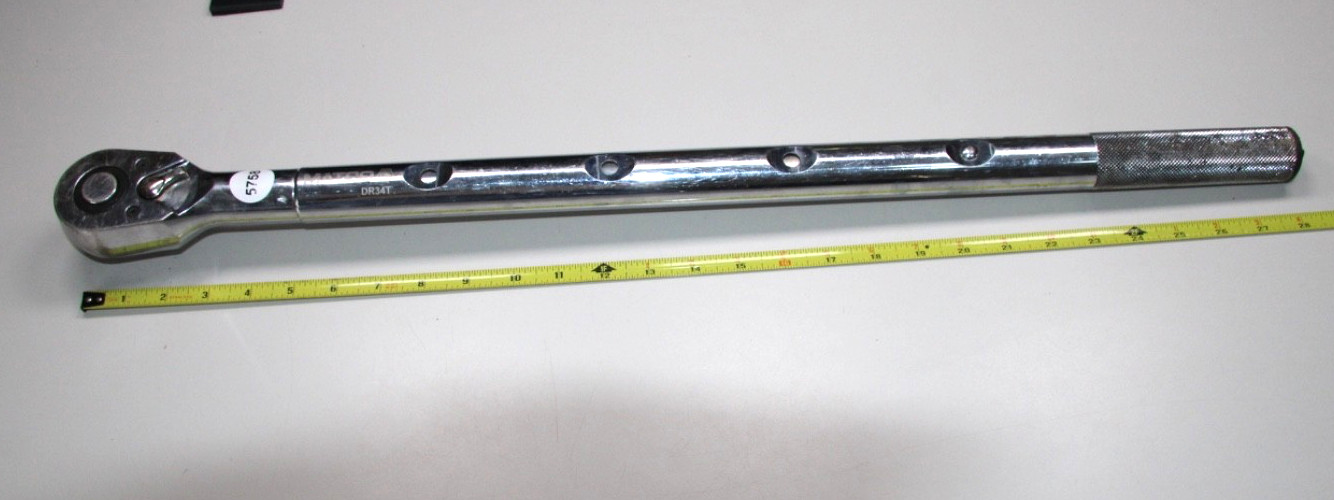 Matco Tools DR34T 3/4” Drive 40” Extendable Ratchet Quick Release Knurled Grip