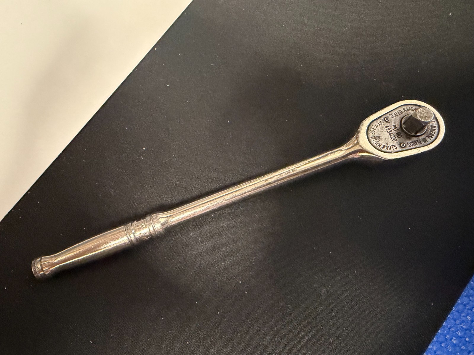 Snap On Tools TML830 1/4″ Dr 6-1/2in. Long Chrome Ratchet
