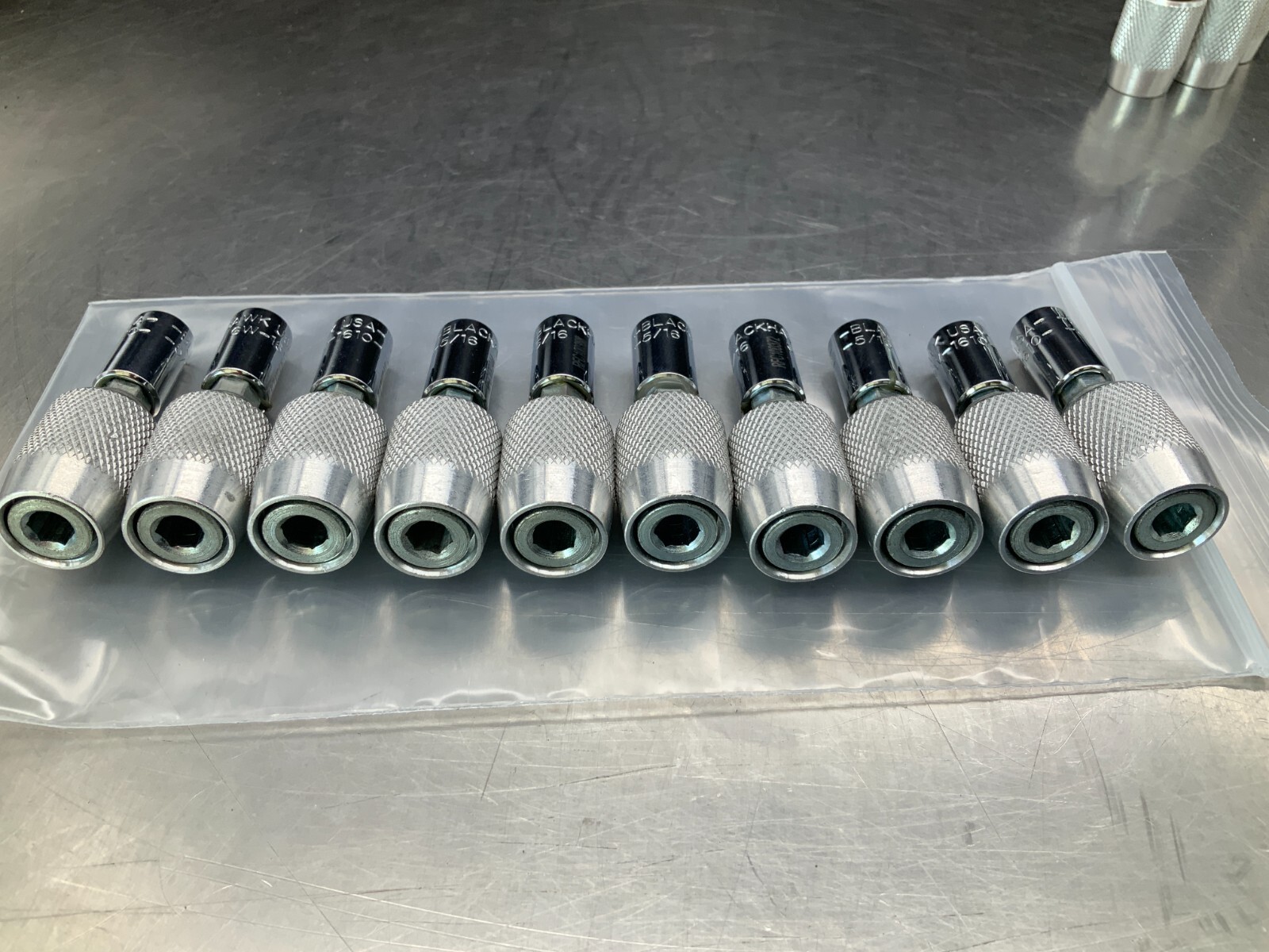 (10)Blackhawk By Proto 1/4″ Drive socket w/Quick Change Connector for Screw Bits