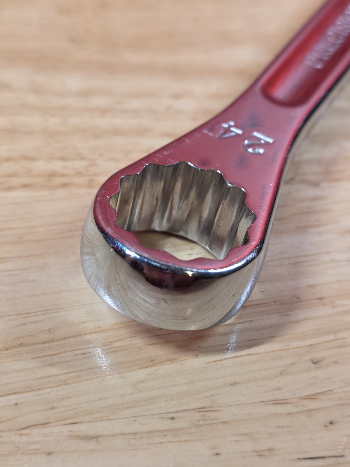 Mac Tools M24CL440 24mm Metric Standard 12-Point Chrome Combination Wrench