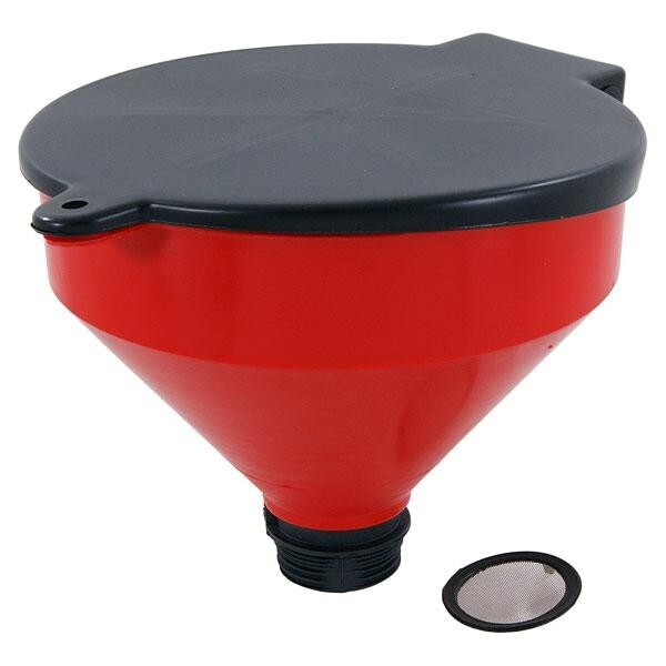 Funnel 250mm Wide – Oil Drum Funnel With Grill – Drain Oil Filter 5692
