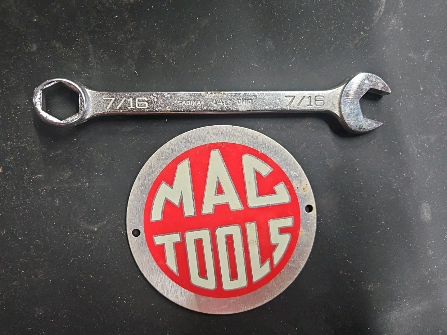 Mac Tools 7/16″ Combination Wrench Vintage Sabina CH14