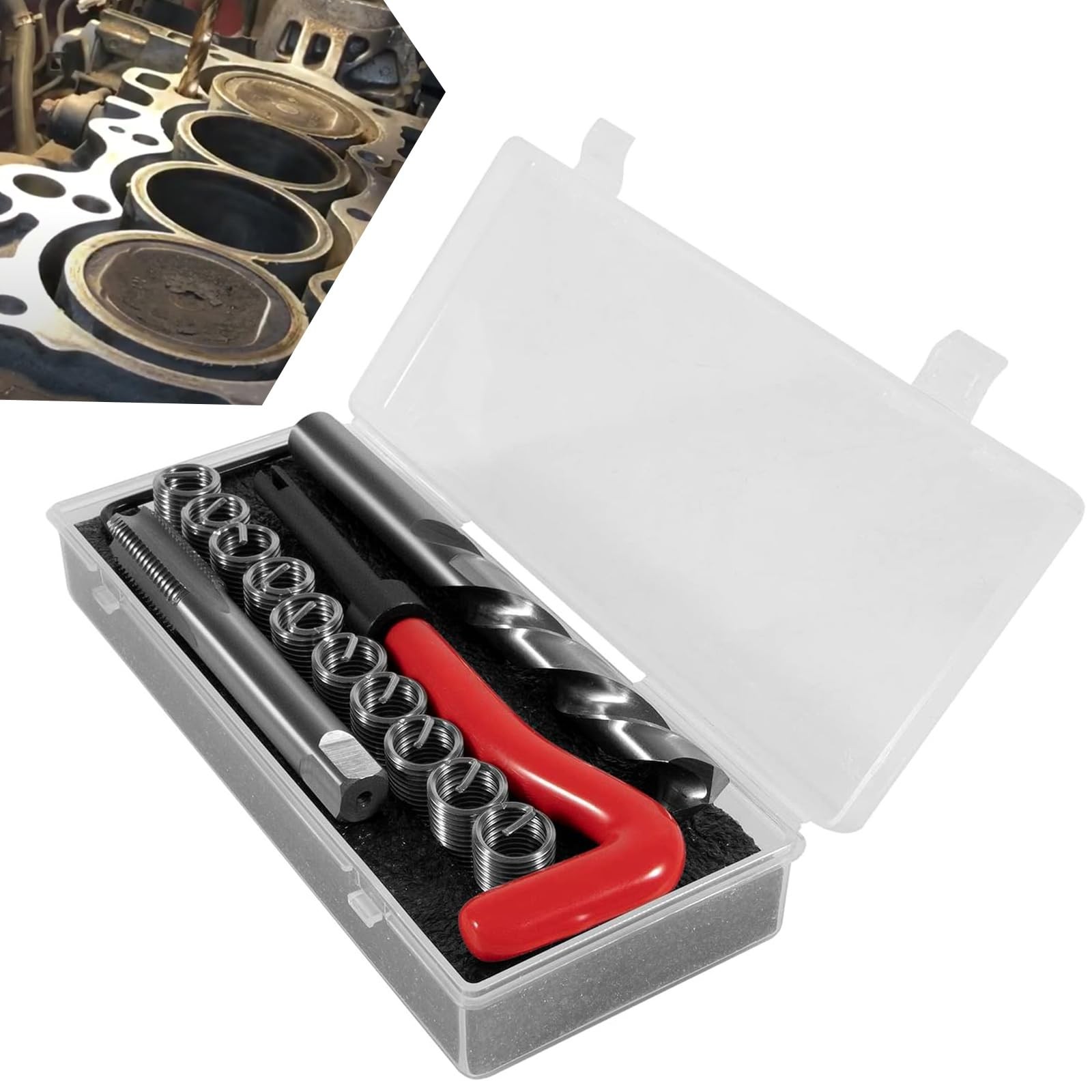 1420 Thread Repair Tool Kit M11.5mmx1.5 for Toyota for Honda B16 Engine Cylinder