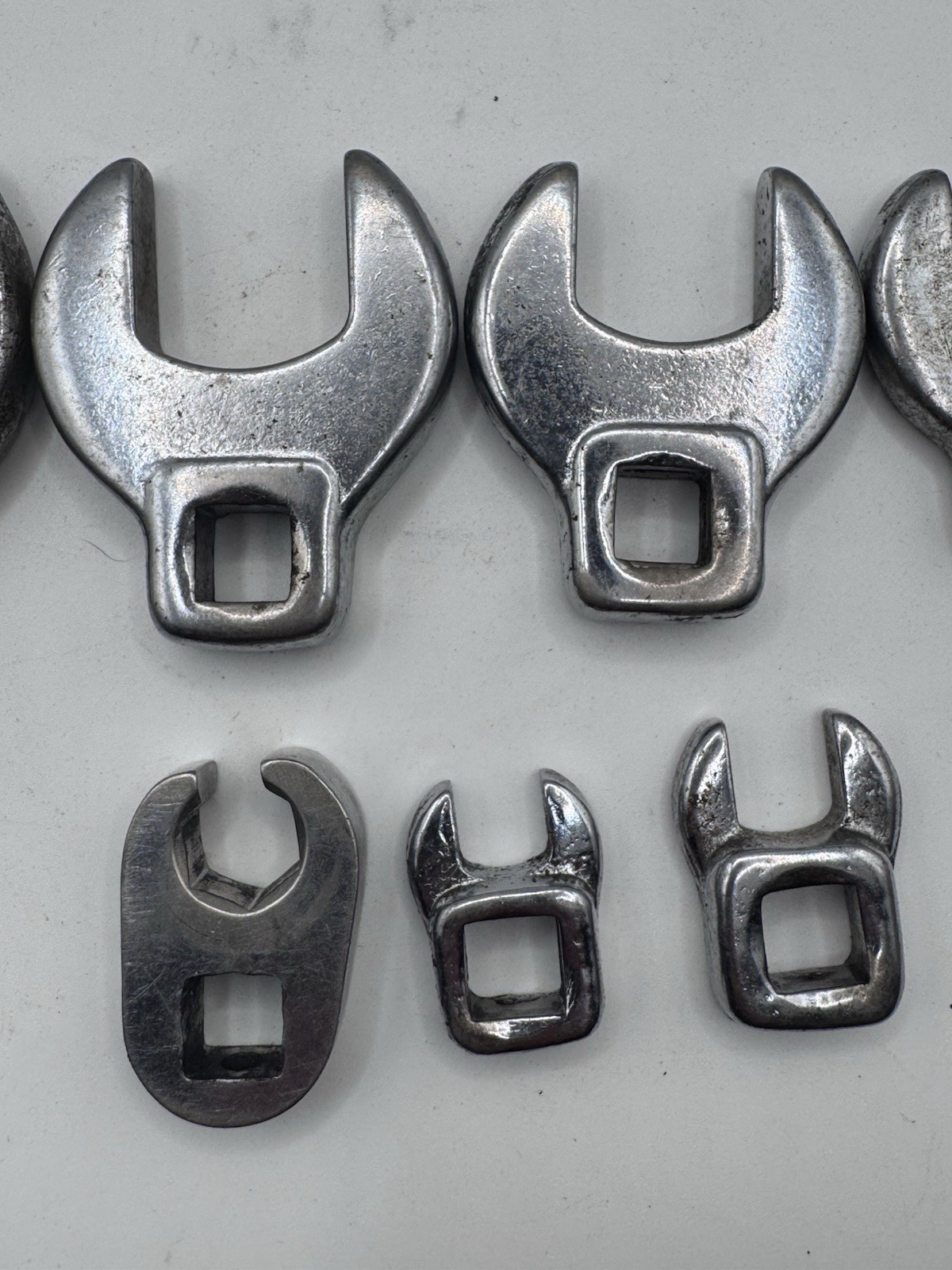 15 Pc 3/8 Drive Crowfoot Flare Nut Wrench Lot SAE Metric Craftsman TTC