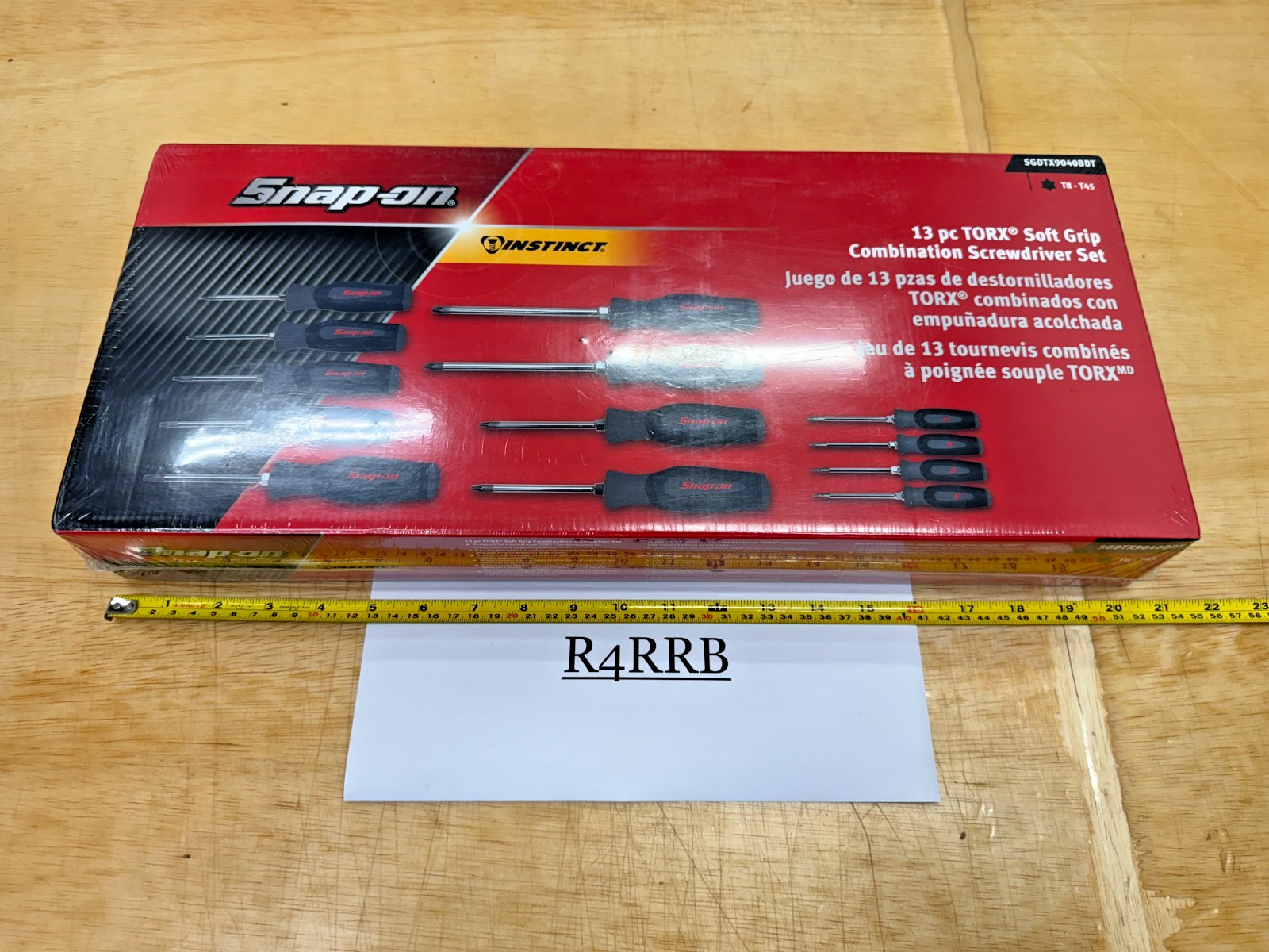 Snap-on Tools NEW 13pc DARK TITANIUM T8 – T45 TORX Screwdriver Set SGDTX9040BDT
