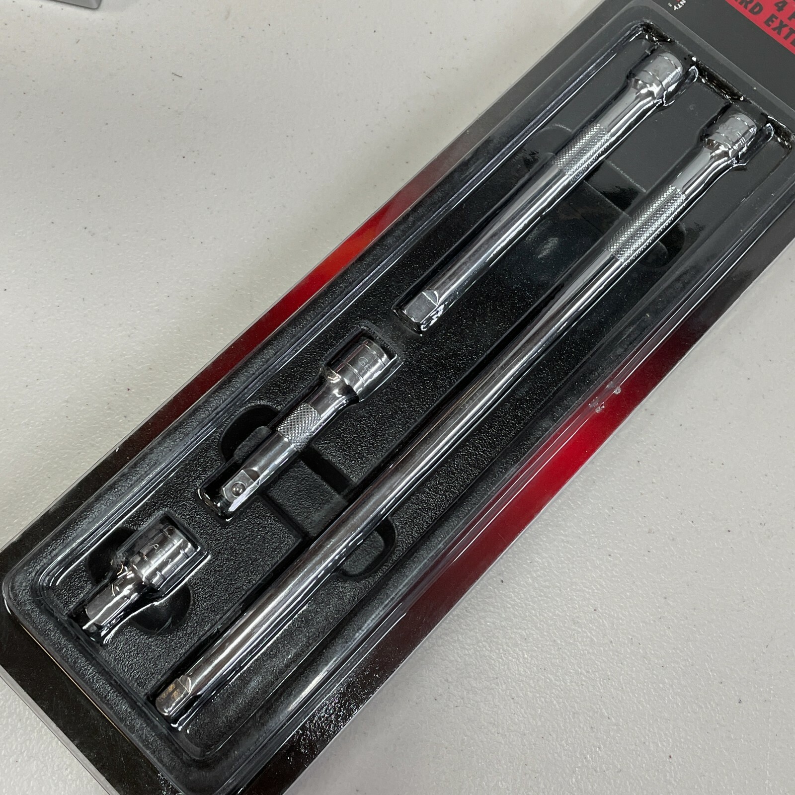 GearWrench 81200D – 4 Piece Standard Extension Set, 3/8″ Drive