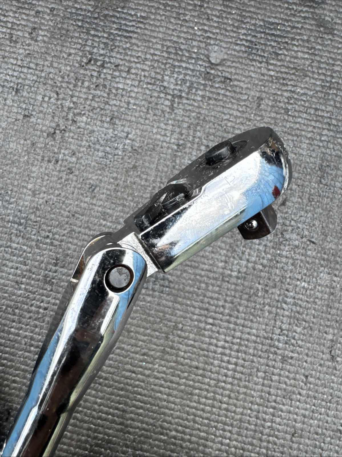 Sears Craftsman 12″ Flex Head Ratchet 3/8″ Drive Black 44836 KZ USA Nos