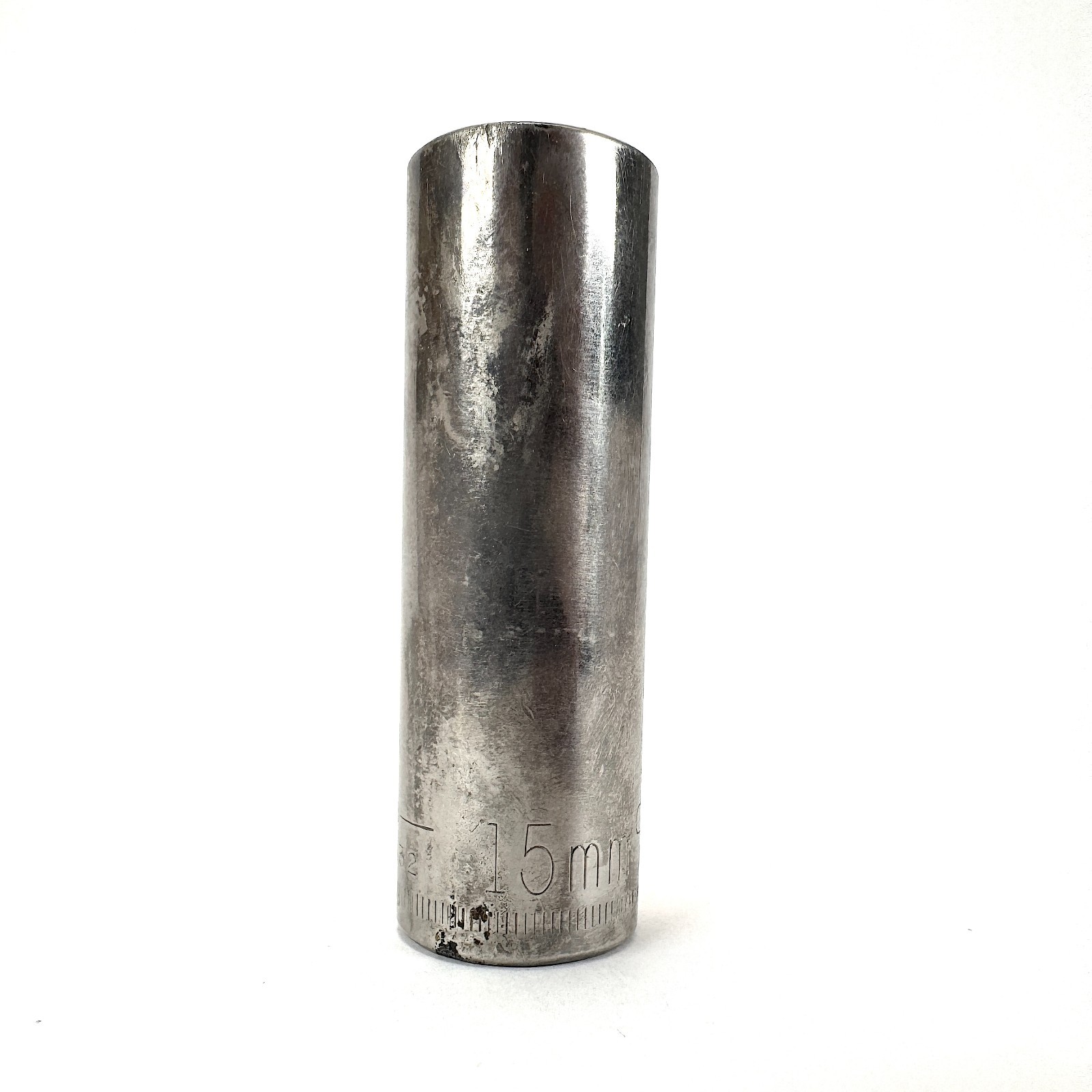 Craftsman USA 15mm 3/8″ Drive 6-Point Deep Socket Inverted G1 44432 Vintage