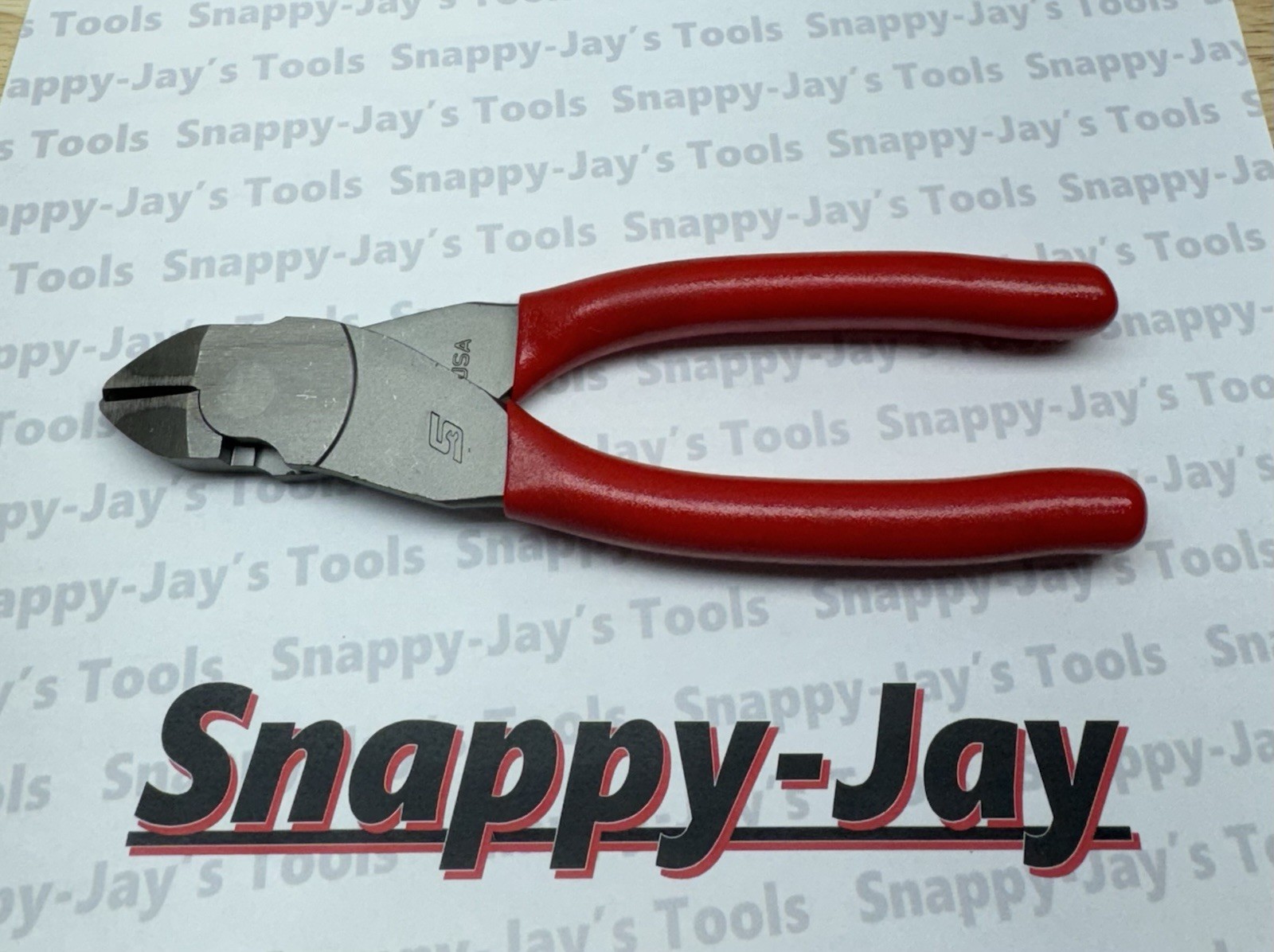 Snap-on Tools USA NEW RED 7” Soft Grip VECTOR EDGE Diagonal Cutter Pliers 87ACF