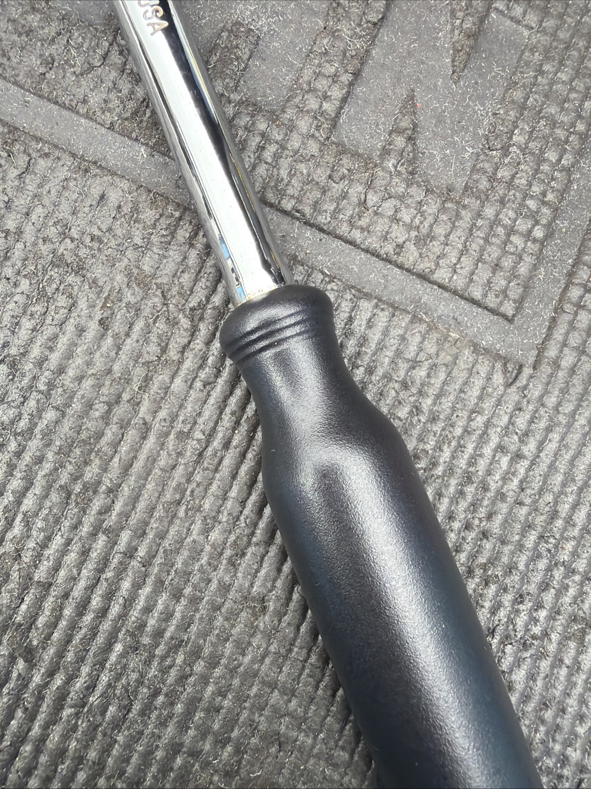 Sears Craftsman 12″ Flex Head Ratchet 3/8″ Drive Black 44836 Ergonomic USA Nos