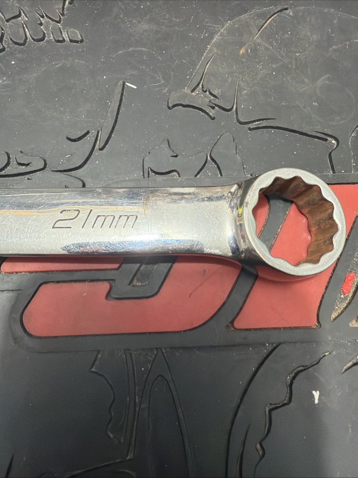Snap On Tools Flank Drive Combination Wrench 21MM OEXM210B 12Pt READ DESCRIPTION