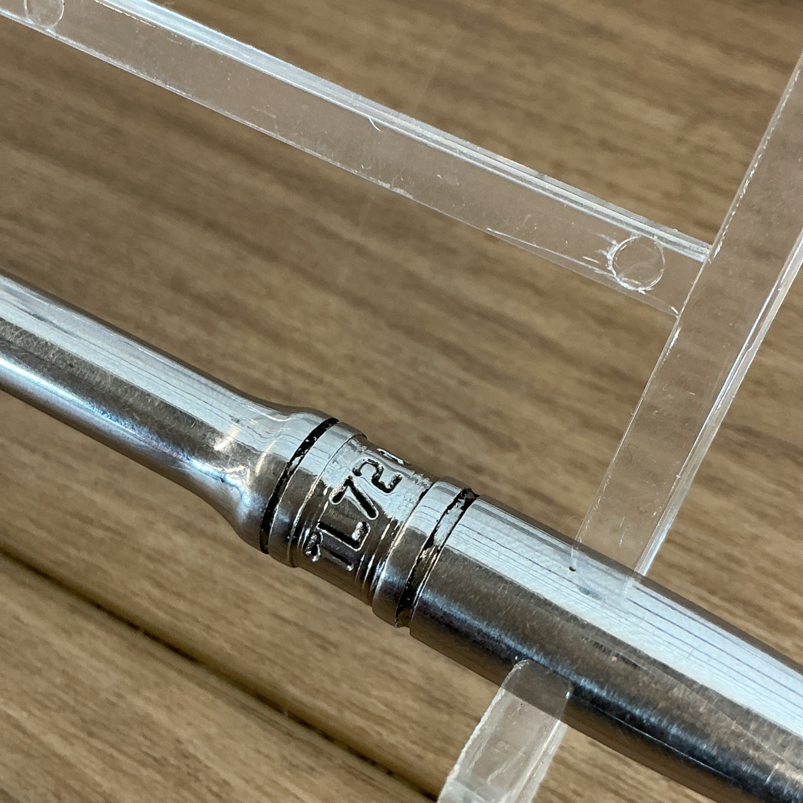 SNAP ON 1/4″ DRIVE CHROME TL72 6 1/2″ LONG HANDLE RATCHET DUAL 80 TECHNOLOGY