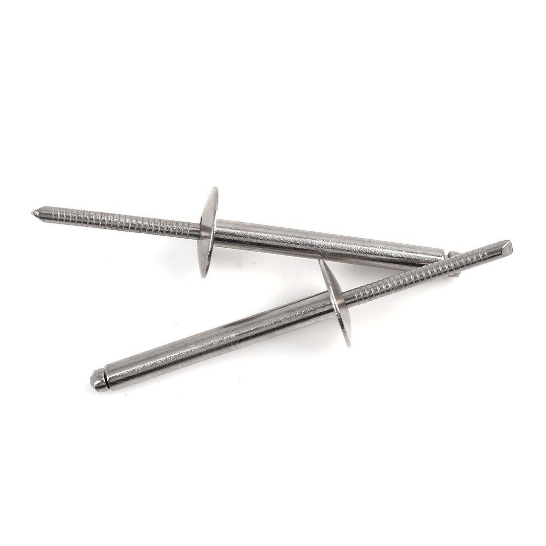 2pcs Car Aluminum Rivet Grip 4.8mm x 40mm Mandrel 2.8mm Dia. 304 Stainless Steel