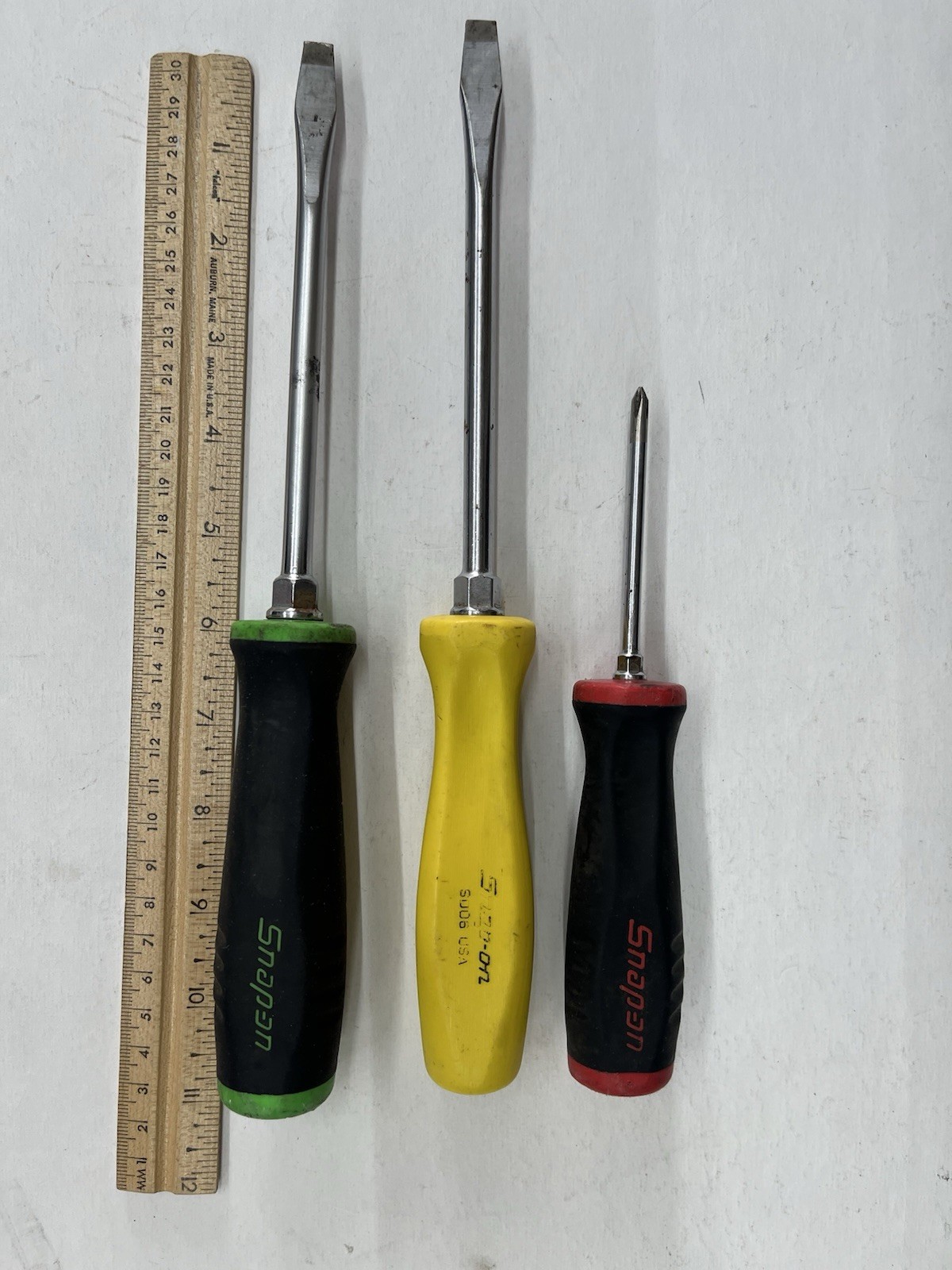 Snap On Mixed Lot Of 3 Screwdrivers