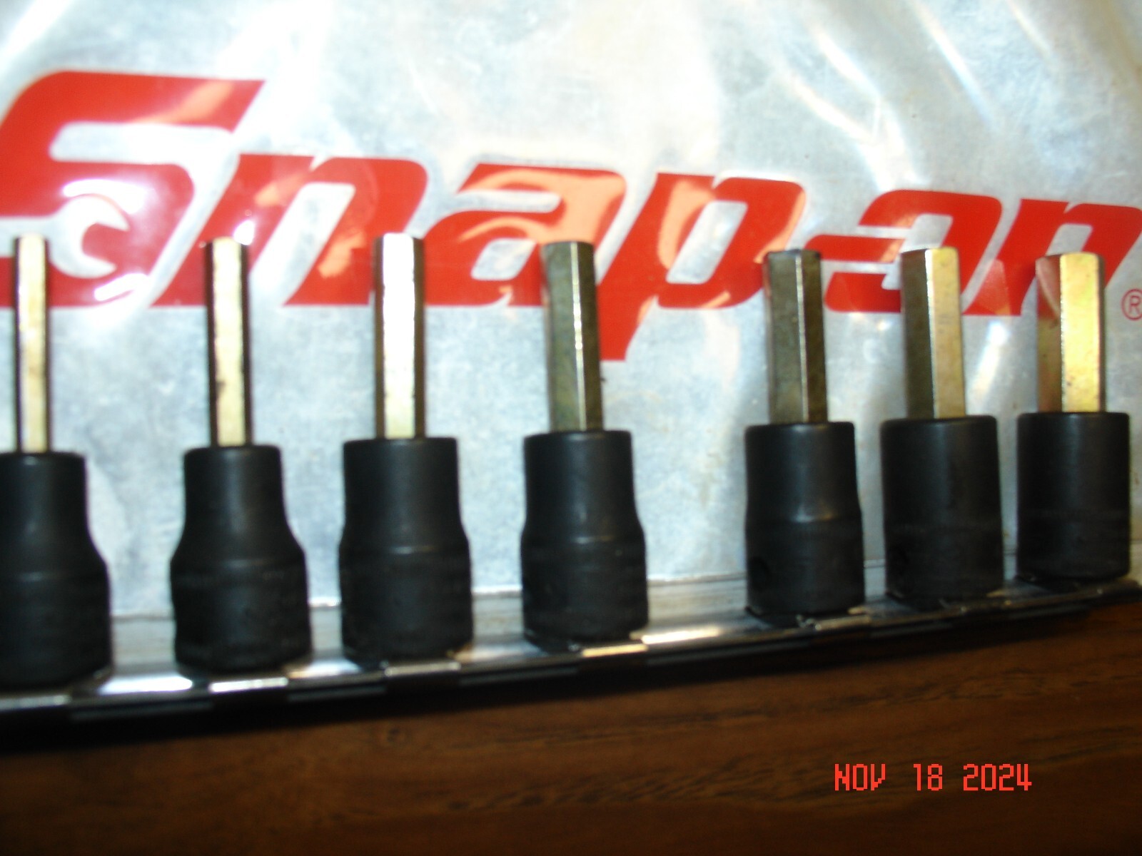 Snap On Tools Industrial Metric Hex Power Drive Sockets 4mm-10mm 7 Piece Set