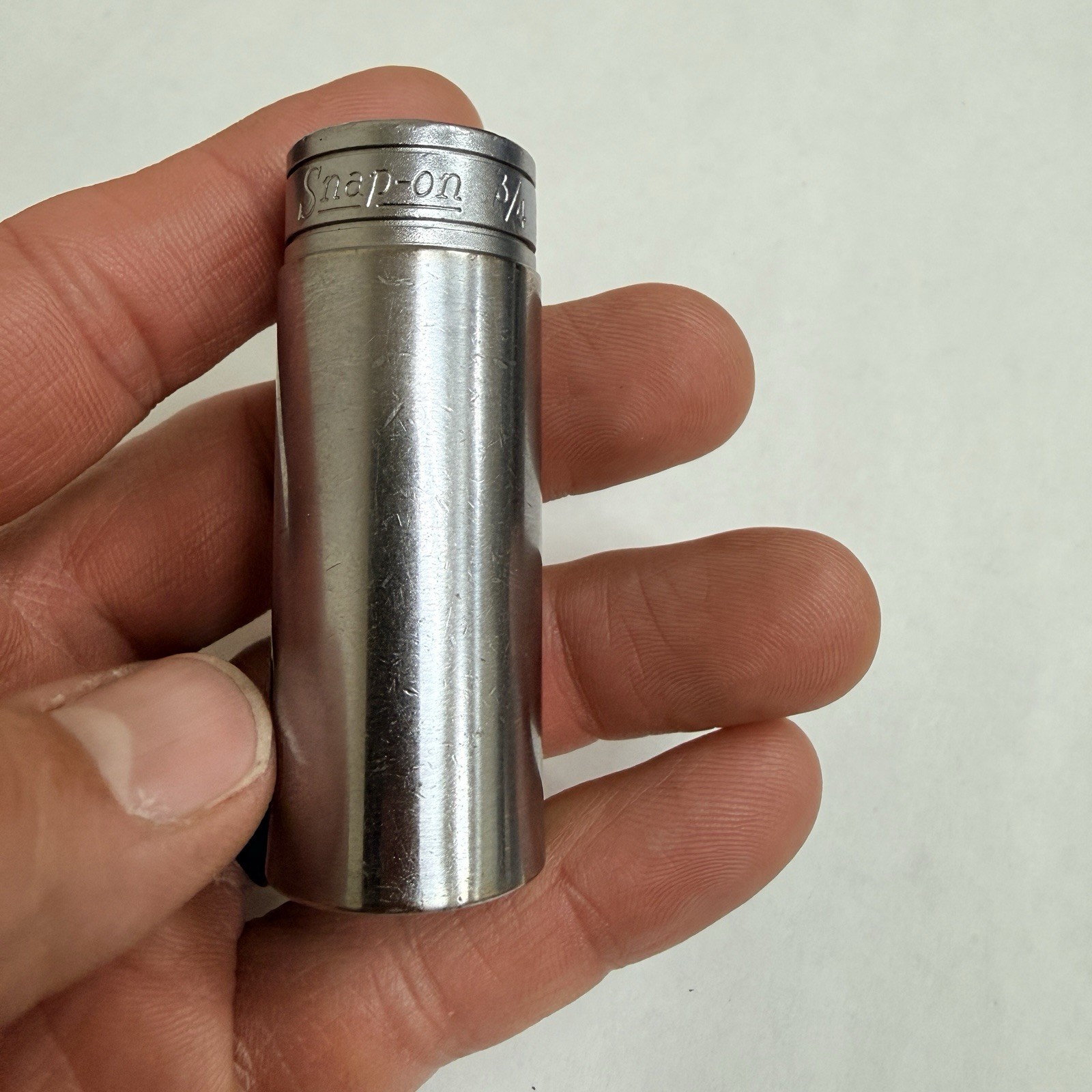 Snap On SF241 3/4” Socket Deep 3/8” Drive 12-Point Made in USA SF-241