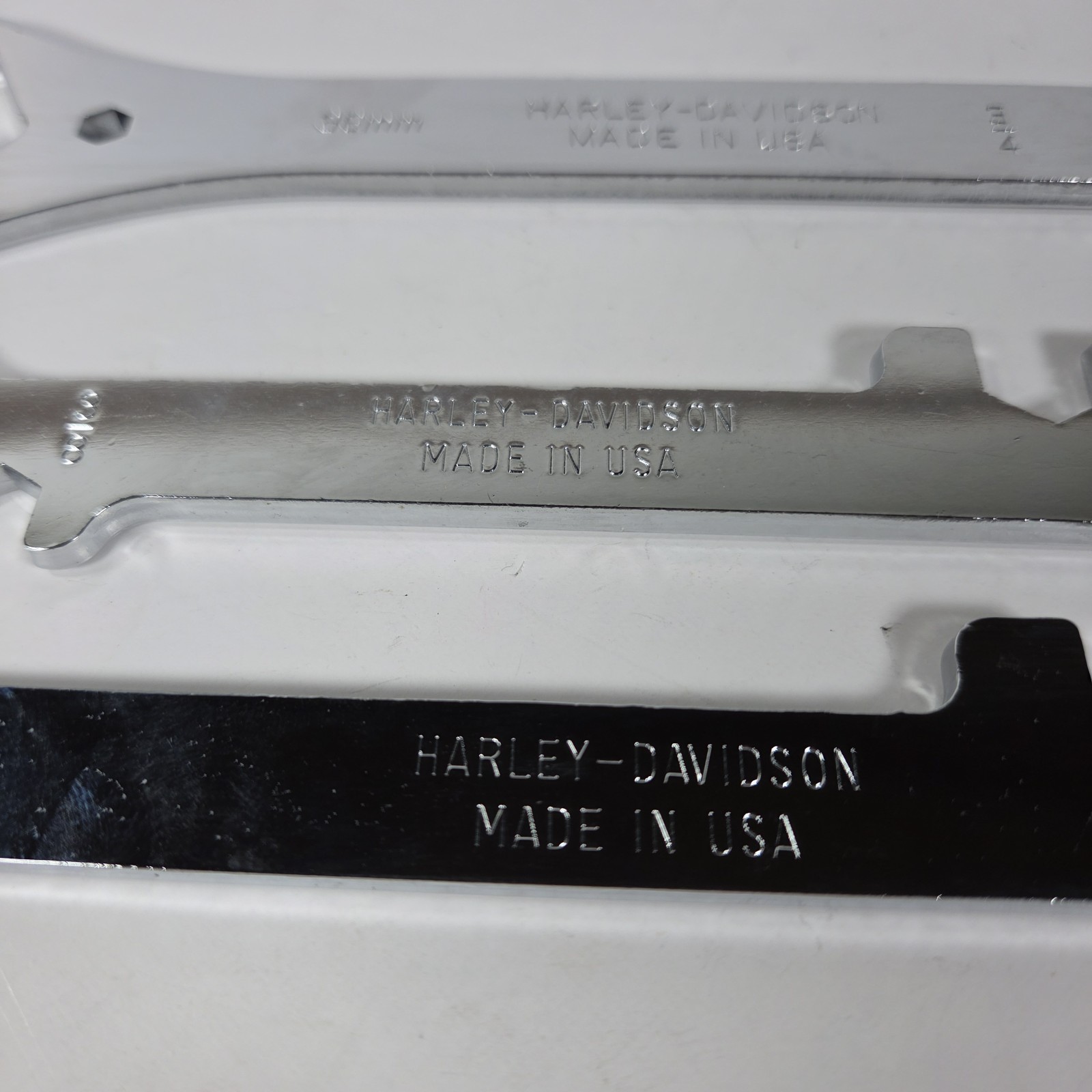 Harley Davidson Tool Set Axle Wrench 36mm 3/4″ + Standard & Metric Wrenches (3)