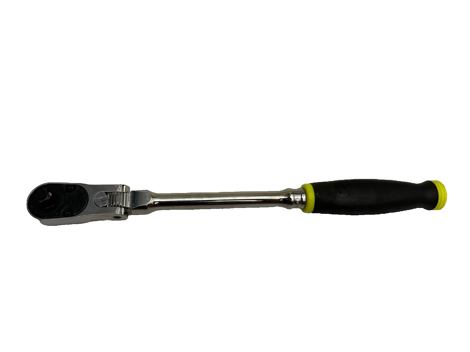 Snap-on Tools LOCKING 3/8″ Drive HI-VIZ Soft Grip Long Flex Ratchet FHLX80B NEW