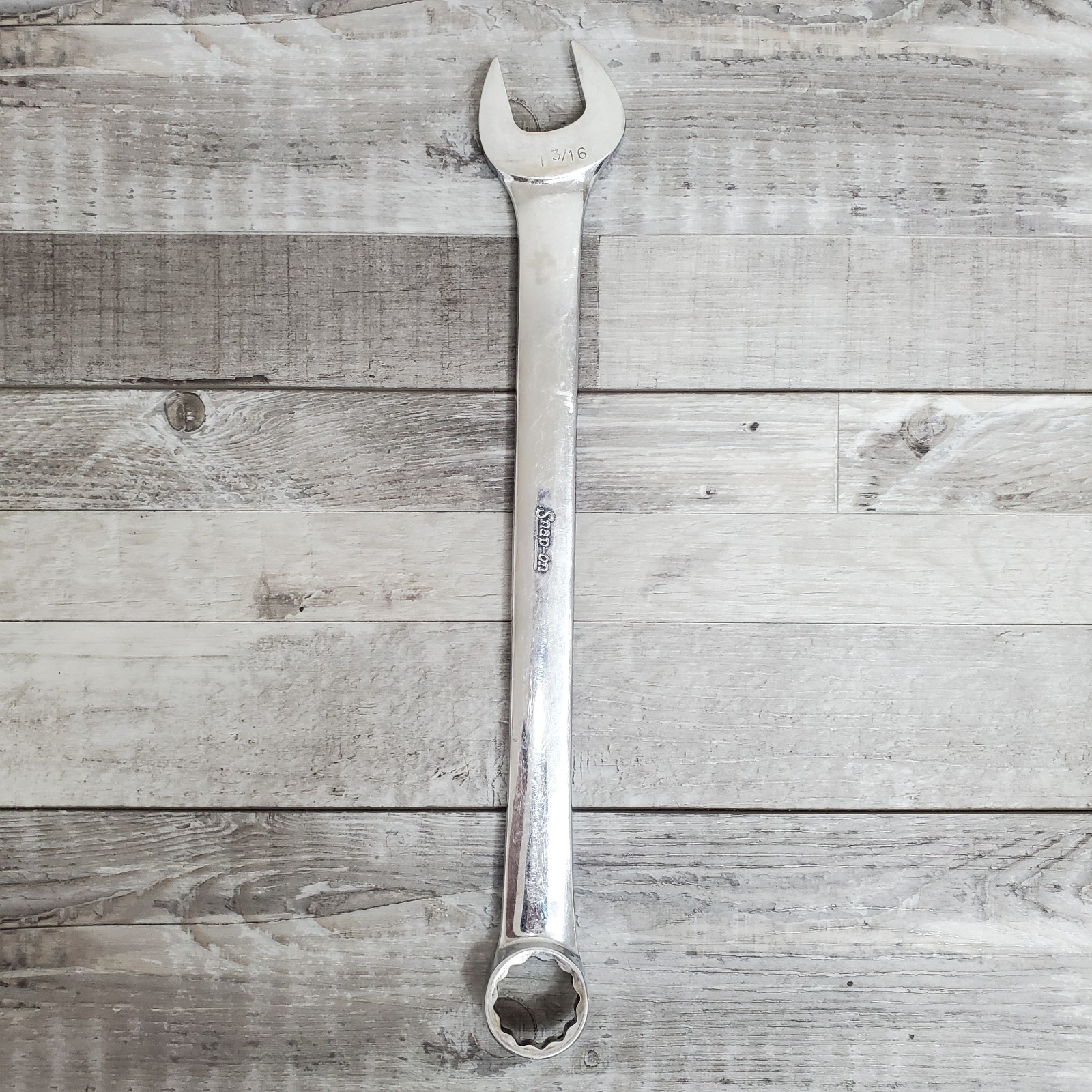 Snap On Tools OEX38 1 3/16” SAE 12 Point Flank Drive Combination Wrench USA