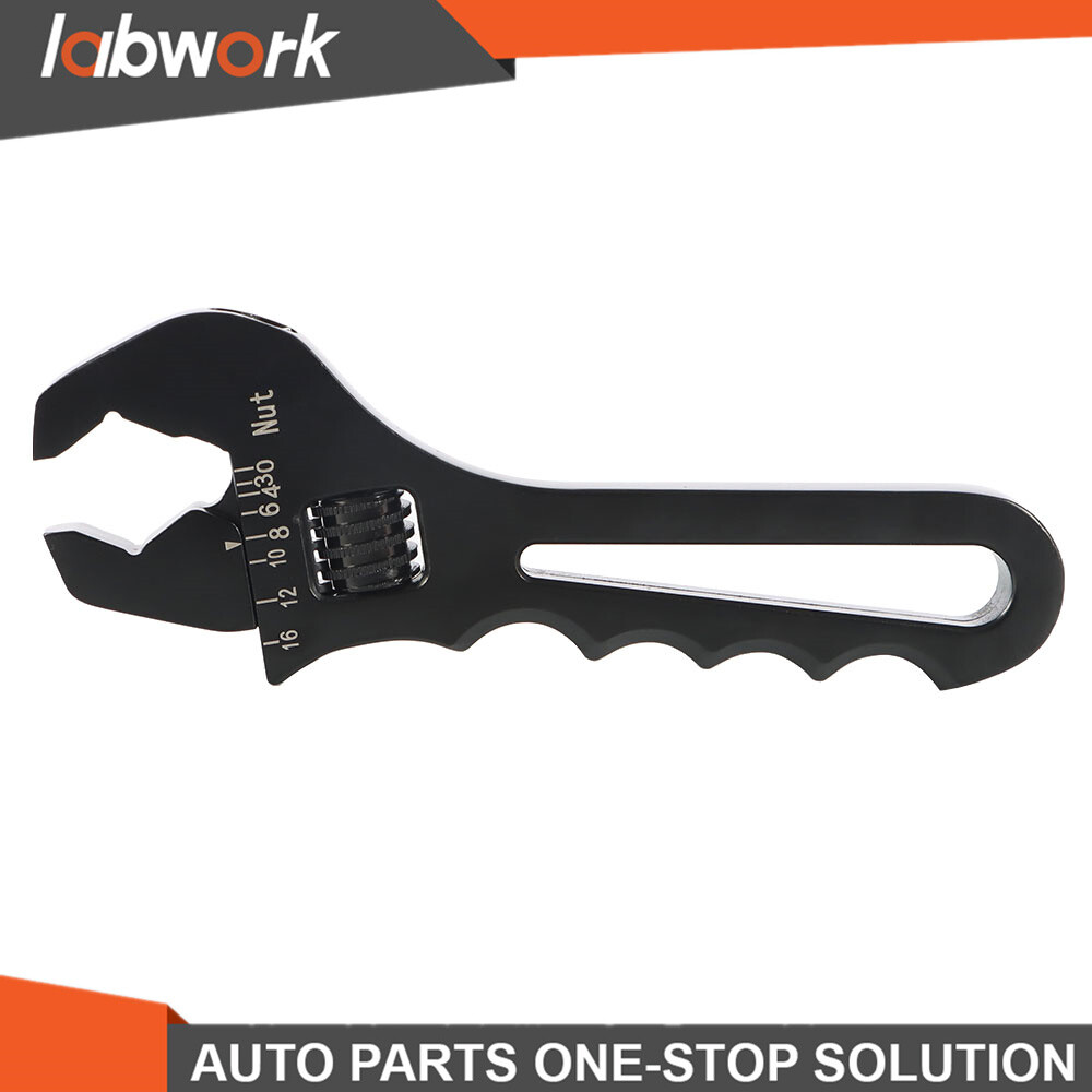 Labwork Adjustable Wrench Aluminum Tool Spanner for Hose End Fitting 3AN-16AN