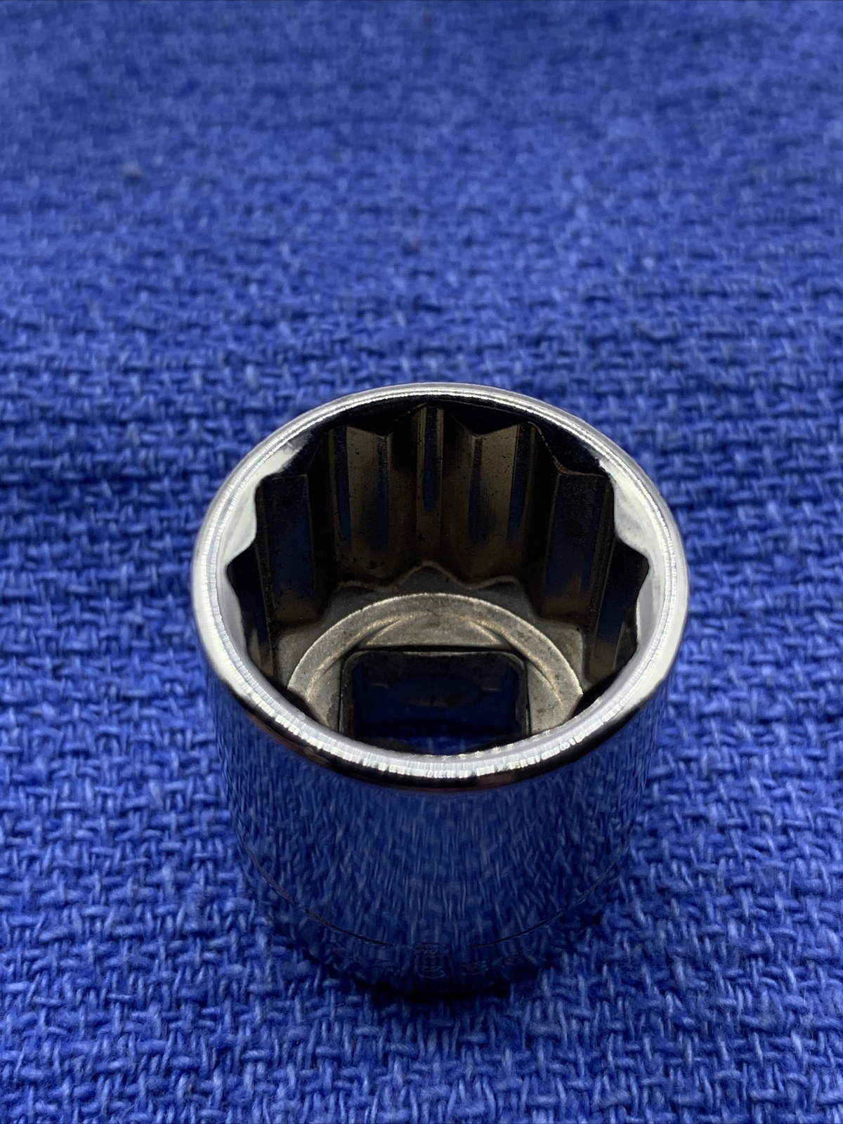 Vintage Craftsman 3/8″ Drive 11/16″ 12 Point Shallow Socket SAE G 44336 USA NOS