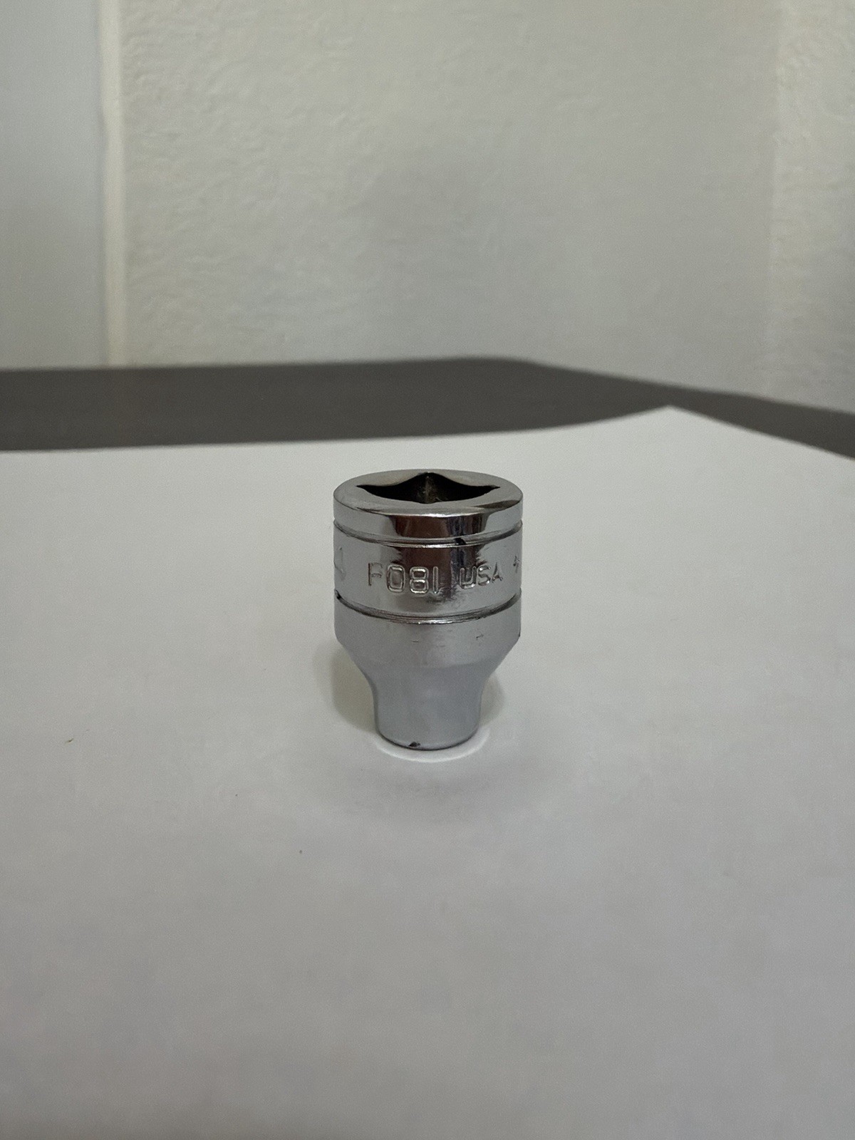 Snap on 1/4″ Shallow Socket 3/8″ Drive 12 Point F081 USA