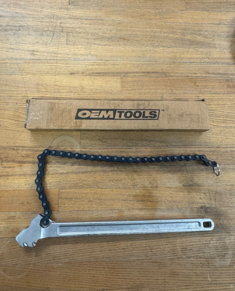 OEMTOOLS Chain Wrench 6″ Diameter 15″ I Beam Handle 22659 Brand New