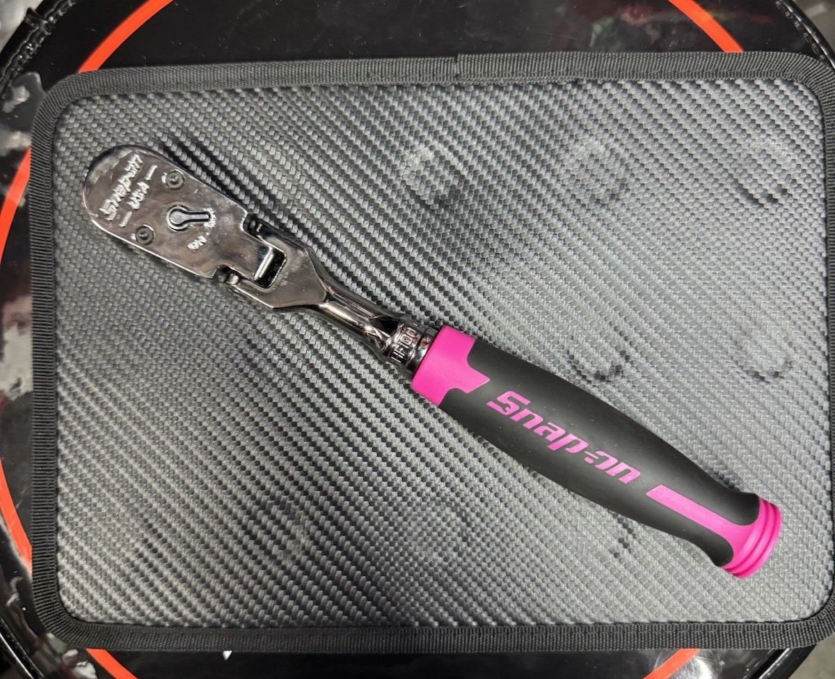 *Brand New* Snap On 3/8 Drive Cynergy Flex Head Ratchet Electric Pink FHF100EP