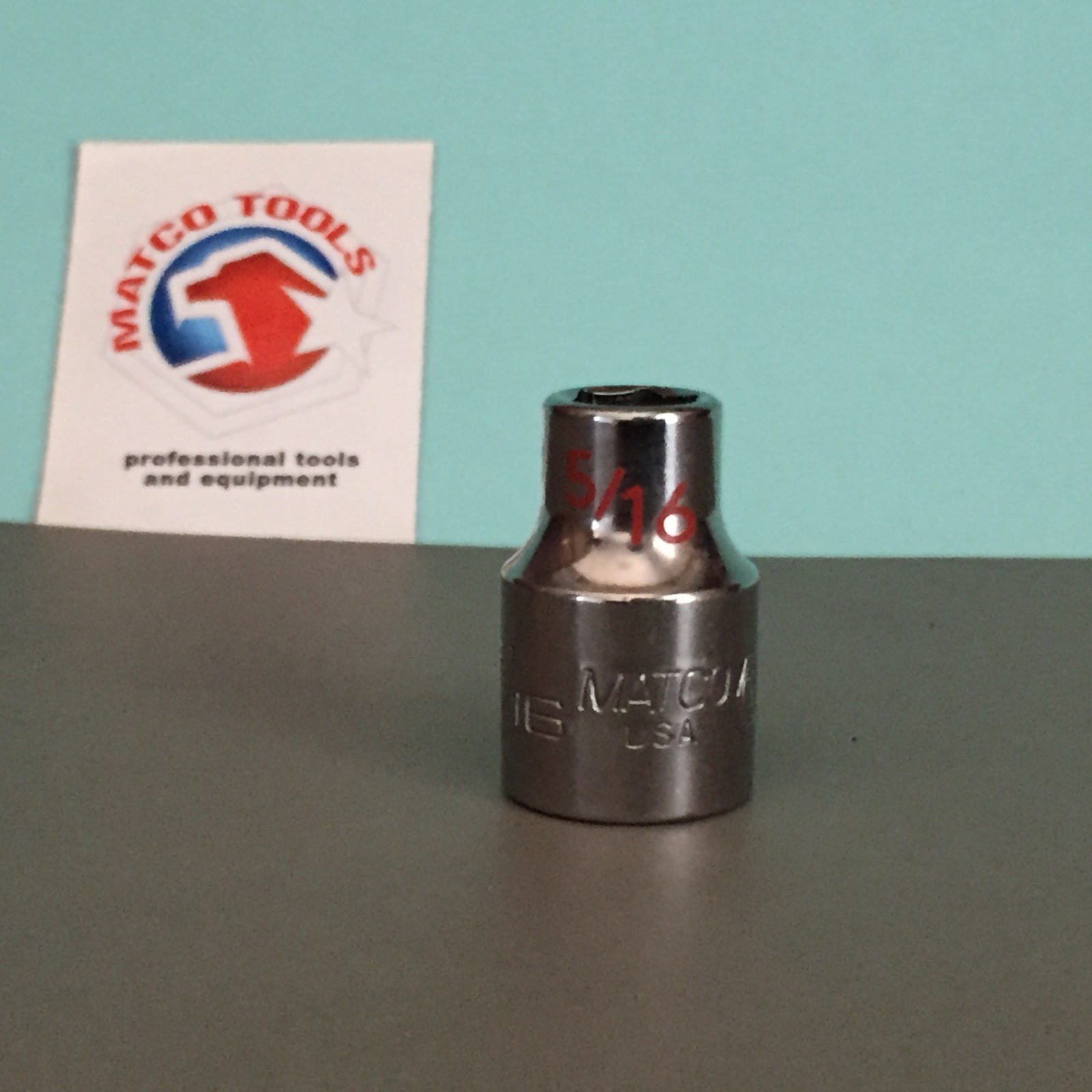 MATCO TOOLS B106A 3/8″ DRIVE 5/16″ SAE 6 POINT CHROME SOCKET USA