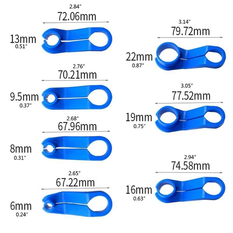 7Pcs/Set Car Fuel Line Disconnect Tool Multiple Sizes Pipe Clip Removal Tool uk